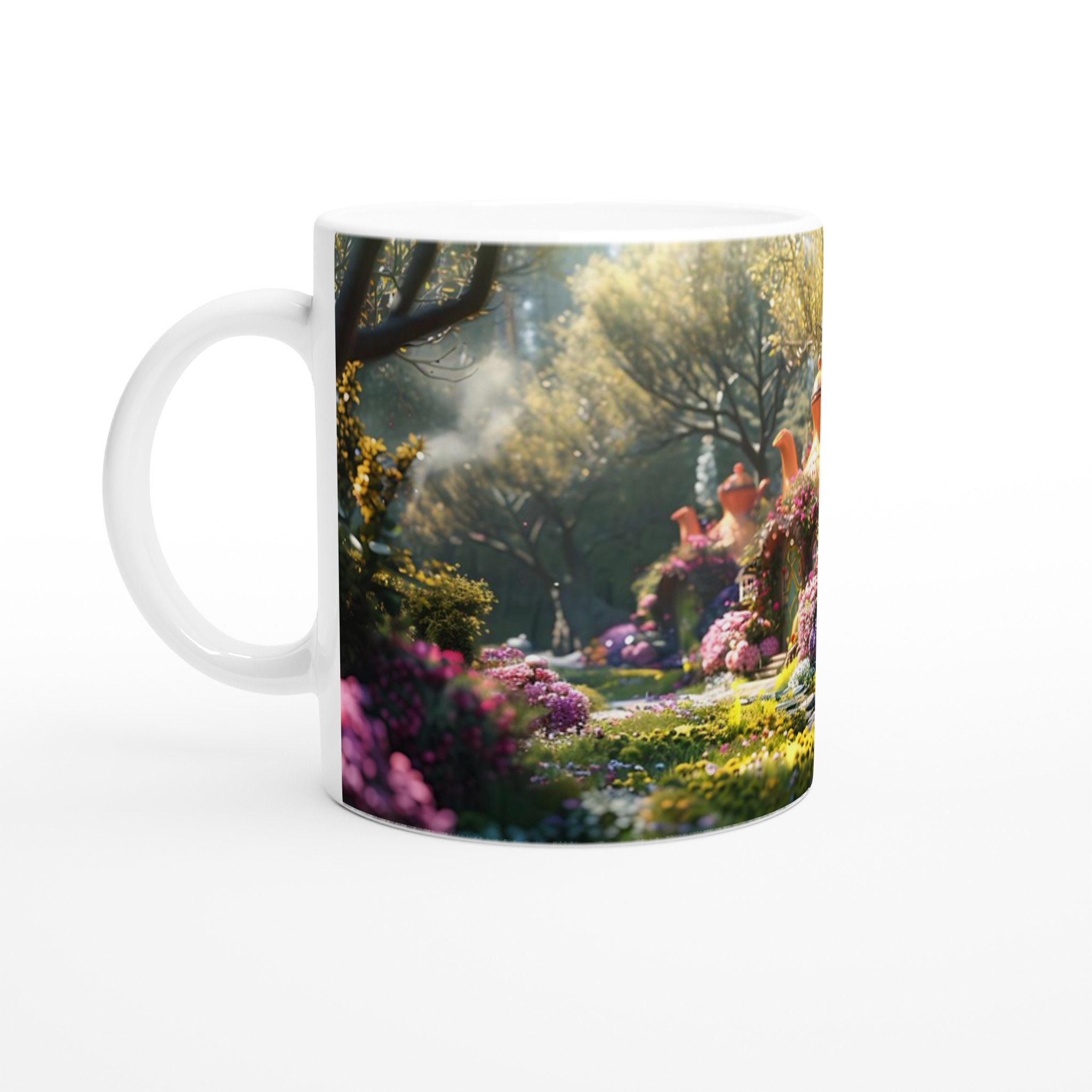Fairy Tale Teapot Village Keramikmugg – En Magisk Kopp för Drömmande Stunder i Ditt Val av 7 Färgstarka Nyanser 1 98712f5c-1fe9-40ac-a4ad-8b5d09d2023a