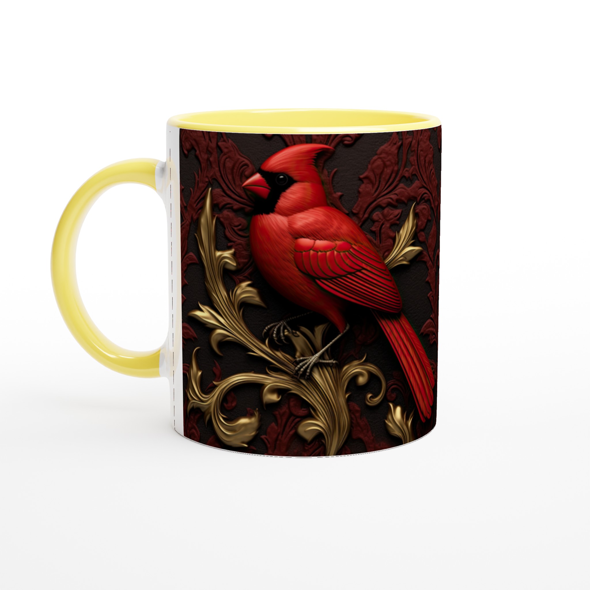 Elegantly Detailed Ceramic Mug with Vibrant Cardinal Design – Choose Your Favorite Color 5 98a5432a-1b06-43b2-8d7e-1a0e4e65c583