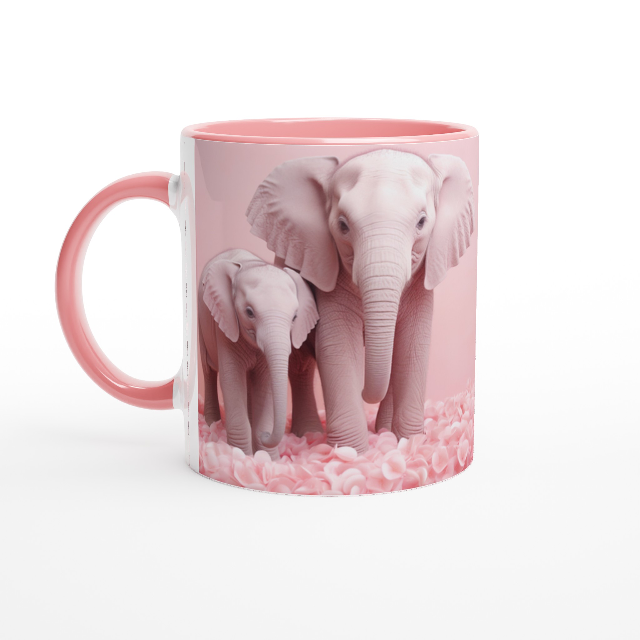 Rosa Elefant-Dröm 11oz Keramisk Mugg – Personlig Design i Valfri Färg 6 98de9c6a-fb6f-48f5-bb86-9f1454a10232