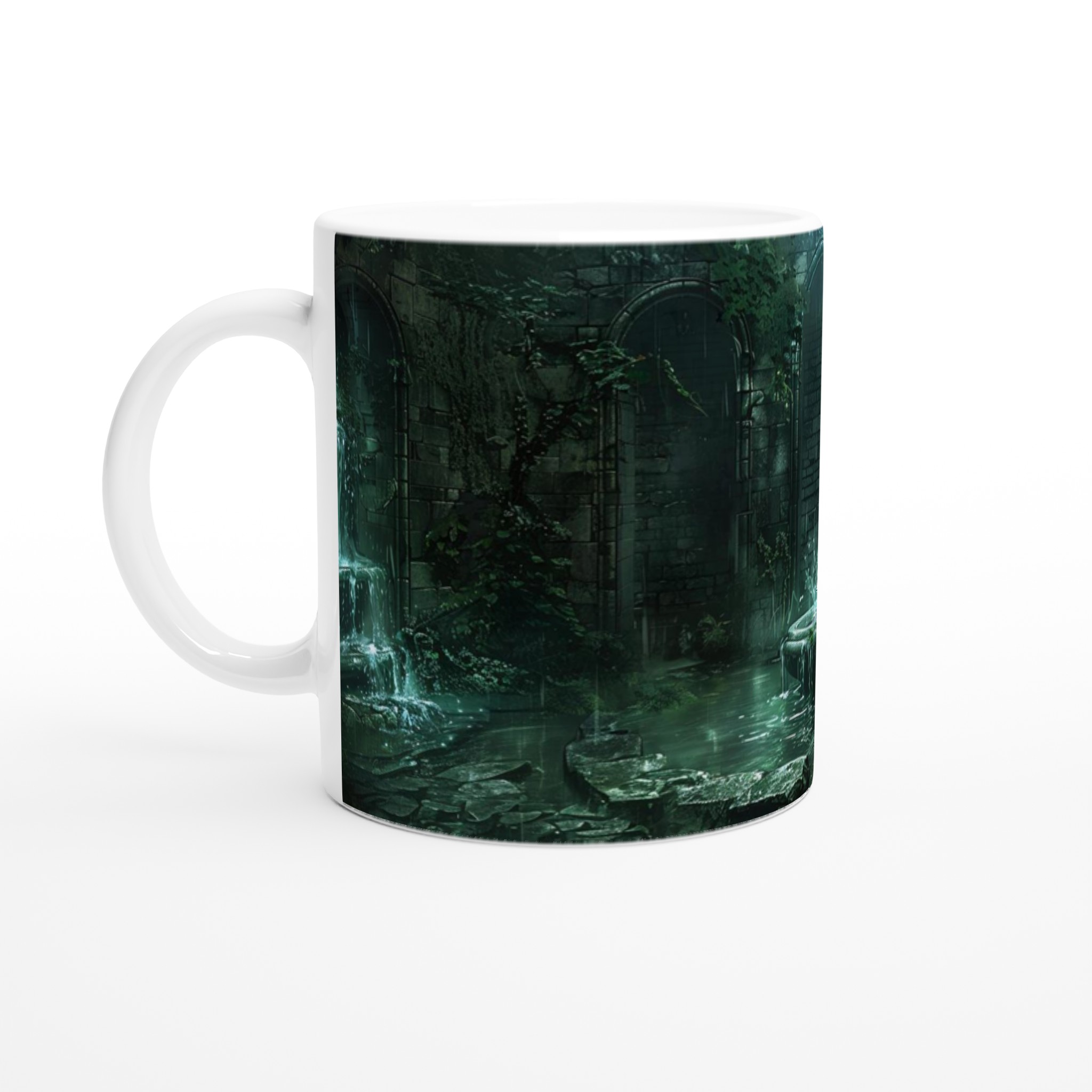 Mystisk Grotta Keramikmugg - 11oz Kaffemugg med Fantasikonst & Färgval 1 990b2f59-9580-4718-a8db-0b83c47aeeb6