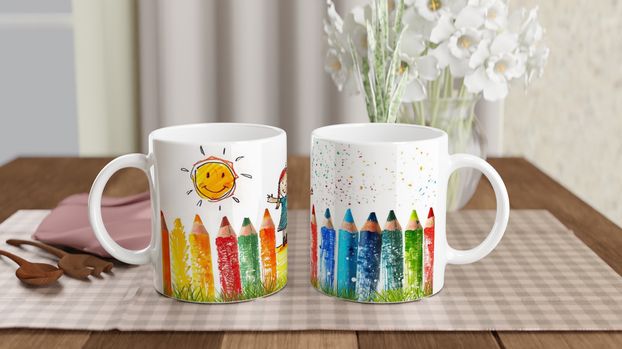 Färgsprakande Kreativ Mugg - 11oz Keramikmugg i glada färger för stora och små artister 10 9958c18d-167e-4454-9491-d2cf6183a34c