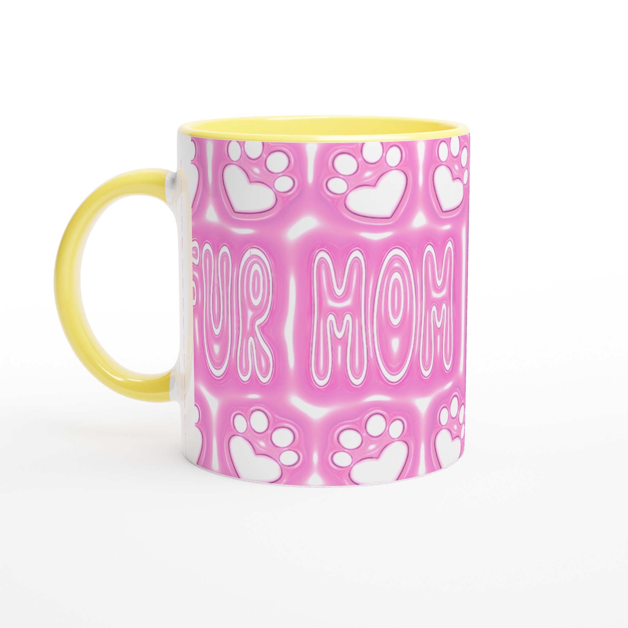 "Fur Mom" Pink Glazed Keramikmugg – Perfekt Gåva för Katt- och Hundälskare, Välj din färg! 5 9990ea40-4368-41e2-abec-9270b157b0b1