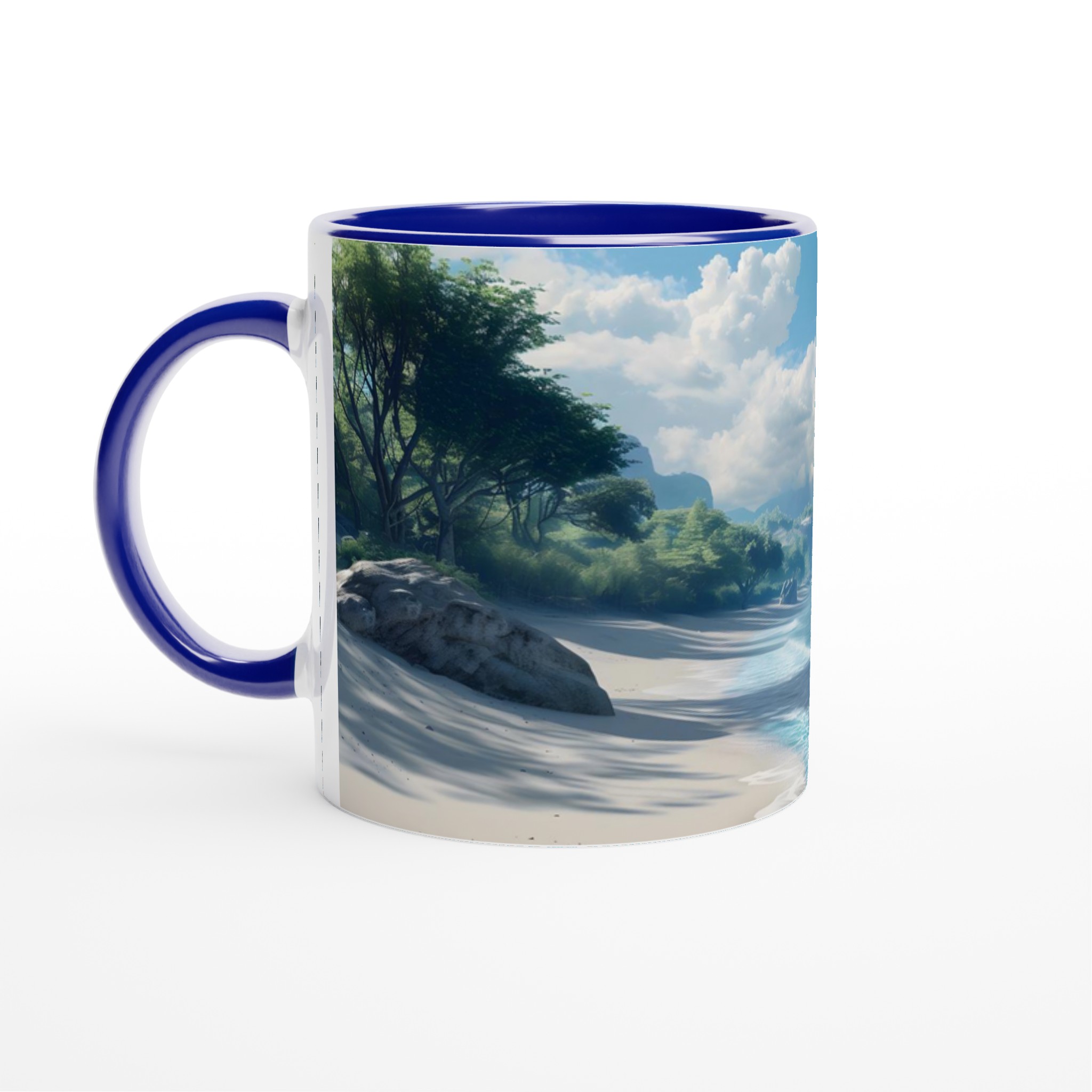 Tropisk Drömstrand 11oz Keramikmugg – Välj bland 7 Livfulla Färger 2 99e51230-9c32-4811-947e-129123c4c5b1