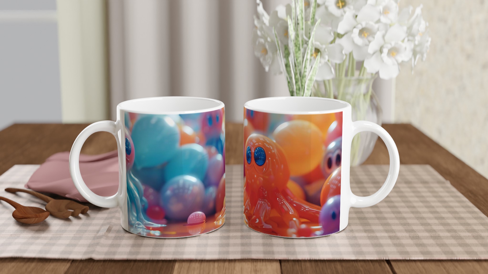 Mångfärgad Bläckfisk Fantasi Keramikmugg – Din Kaffepaus, Din Färg! 10 9a2ae61d-2689-4021-a037-66b929d651fb