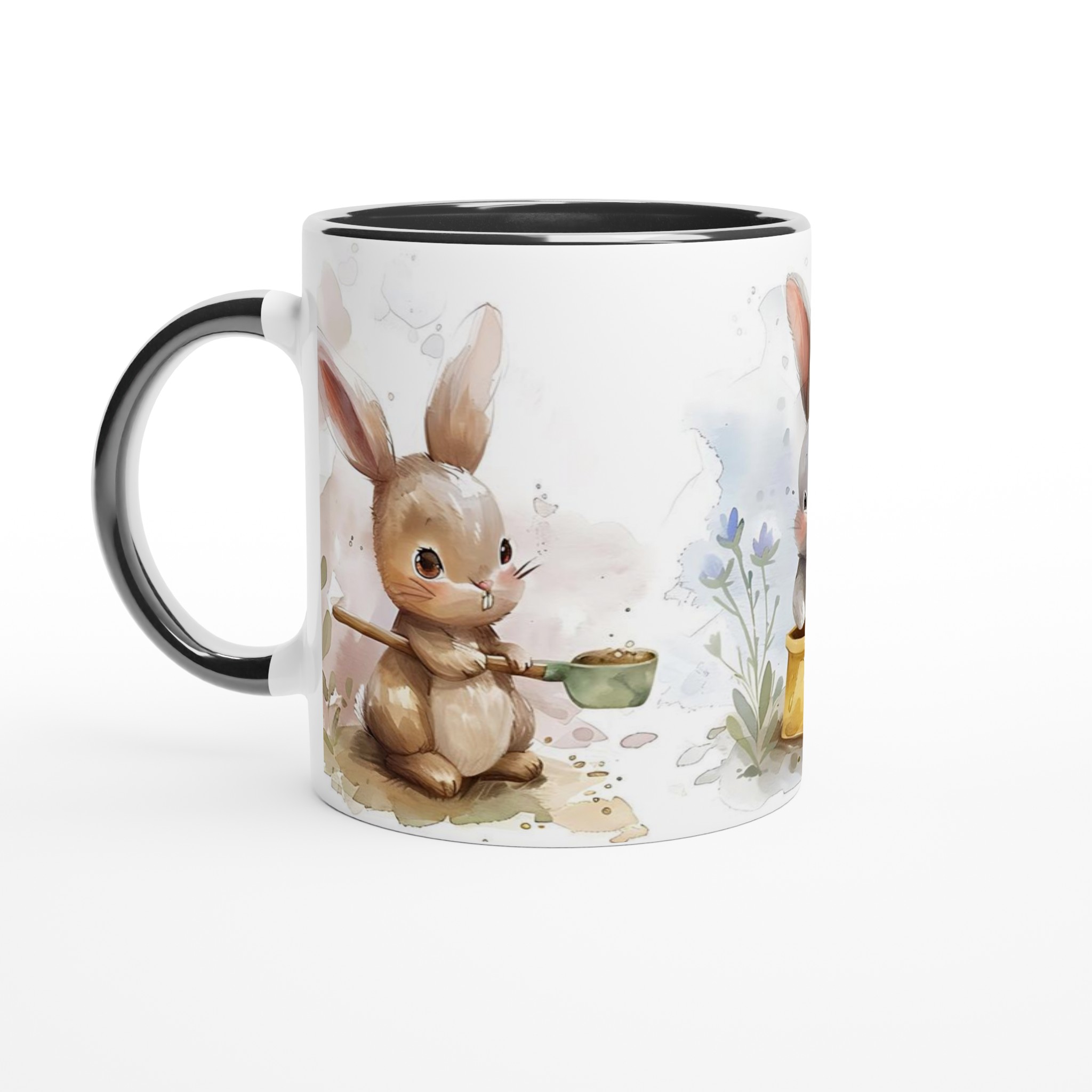 Söta Påskkaniner 11oz Keramisk Mugg – Charmig Akvarelldesign i Flera Färger 8 9a723ae2-1dac-4cb5-8dc9-ca0f22f1f951