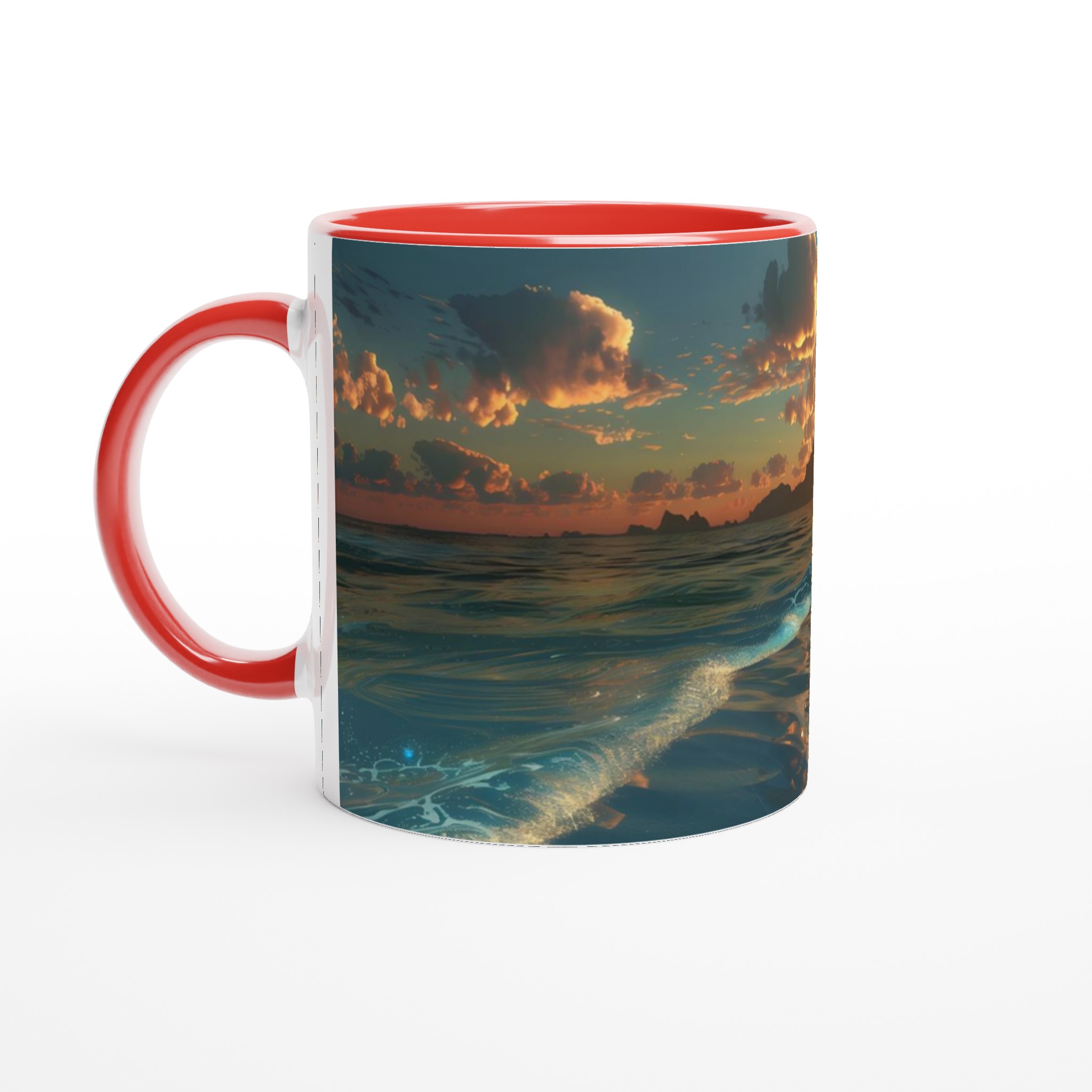 Solnedgång över tropisk strand 11oz keramikmugg – Din dagliga dos av paradis i sju färger 5 9a98e701-6506-42ef-9fb2-46a6df70f541