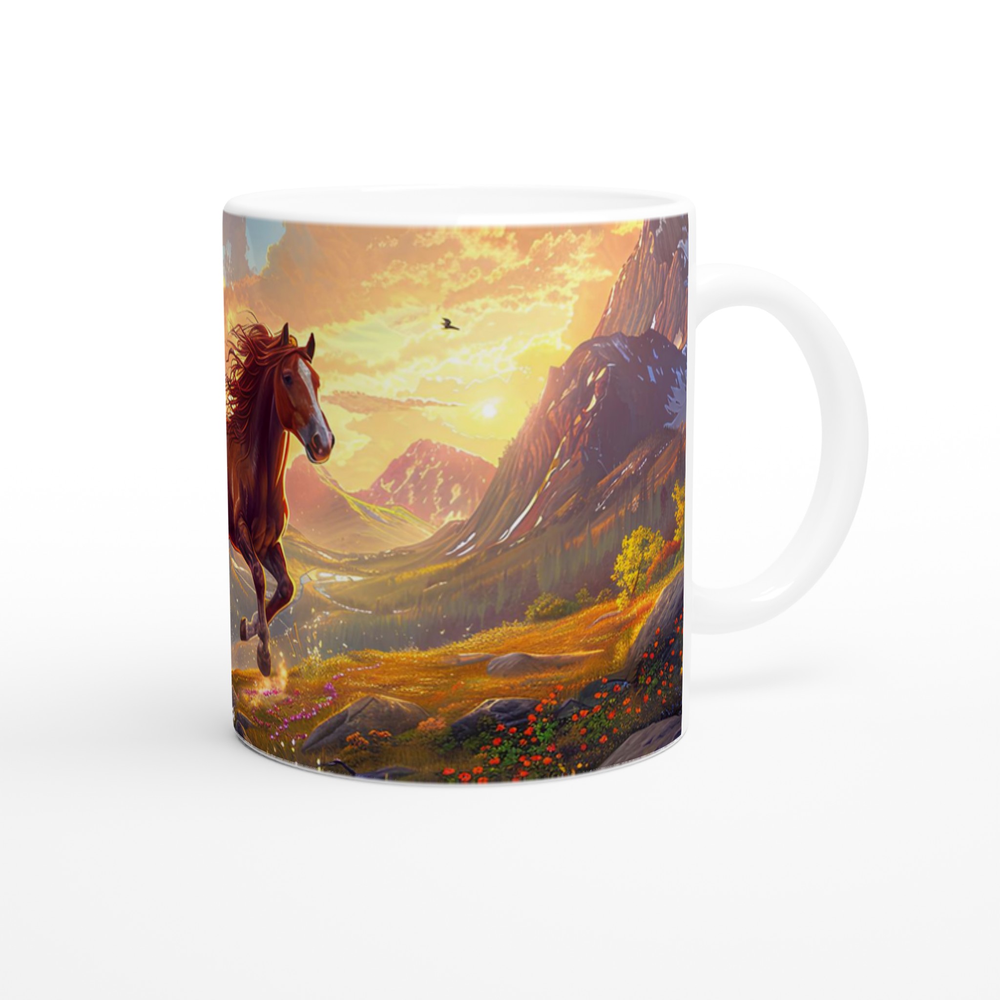 Magical Mountain Horse Mugg – Fånga Vildmarkens Frihet & Värme i Din Hand, Välj Din Färg! 9 9af9ce0c-cb33-475c-9b45-a1587467abea