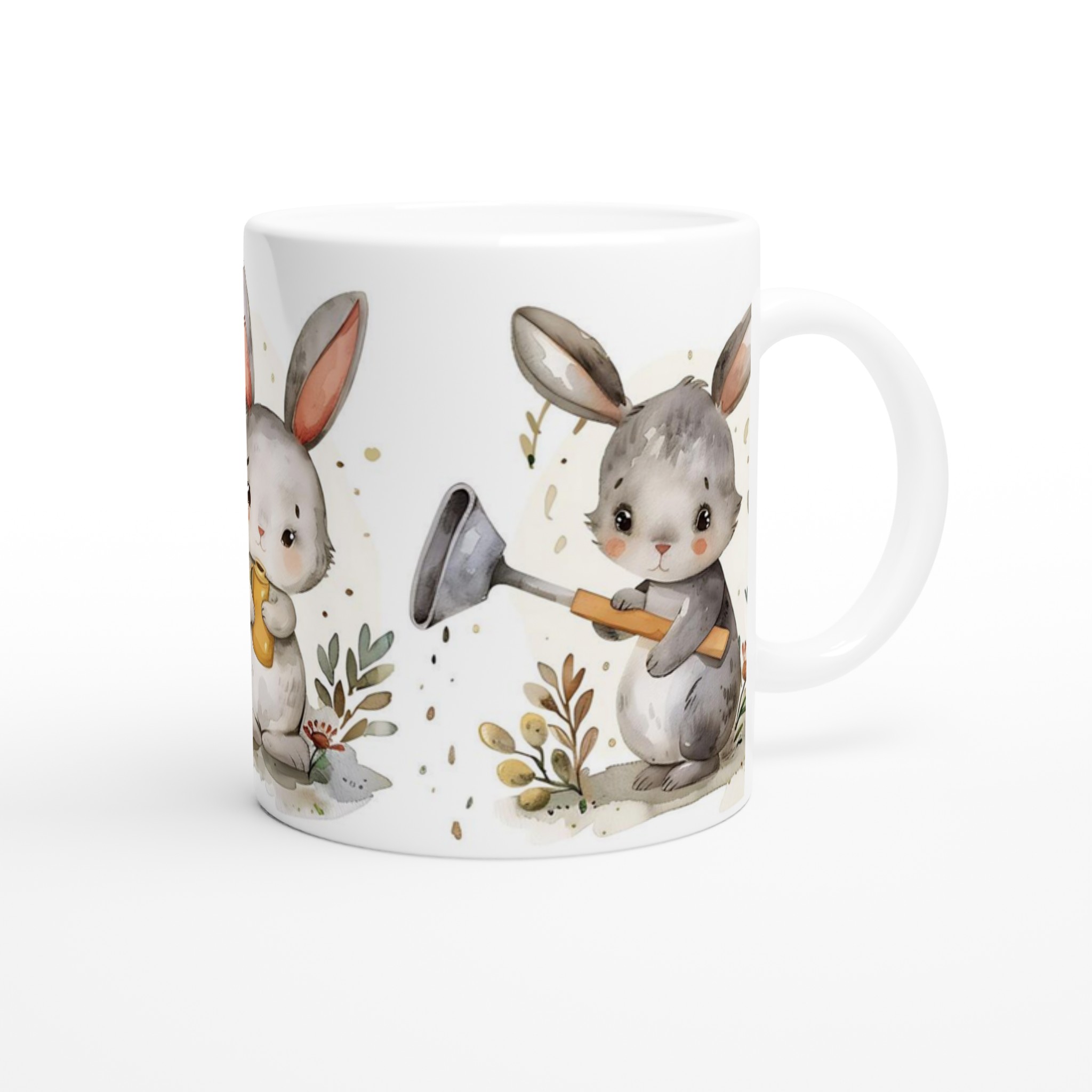Söta Påskkaniner 11oz Keramisk Mugg – Perfekt för Vårfika och presenter! 9 9afe6398-5733-4a40-8adb-a9b69cc201c5