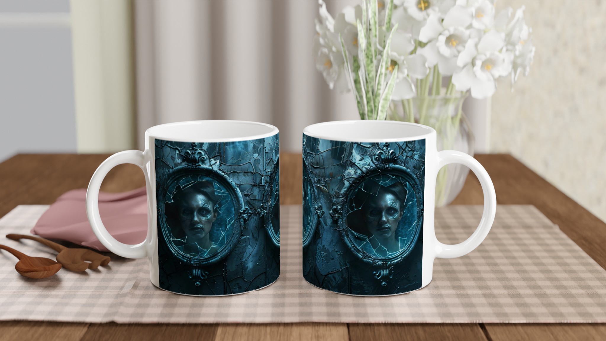 Mystisk Reflektion 11oz Keramisk Mugg – Gotisk Stjärnklar Natt 10 9b99c155-e840-4030-a532-715feb9b1e37