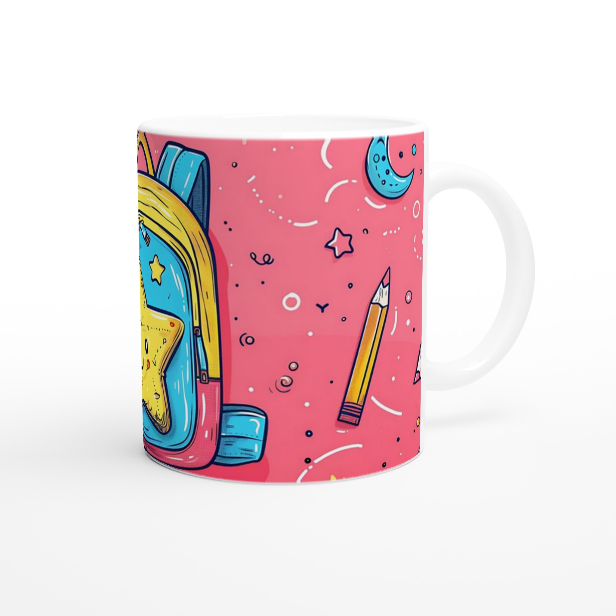 Stjärnklar Skolstart! 11oz Keramisk Mugg för Små Hjältar – Välj bland 7 Lekfulla Färger 9 9bae2db7-0cb0-4d61-ab58-0b1898296288