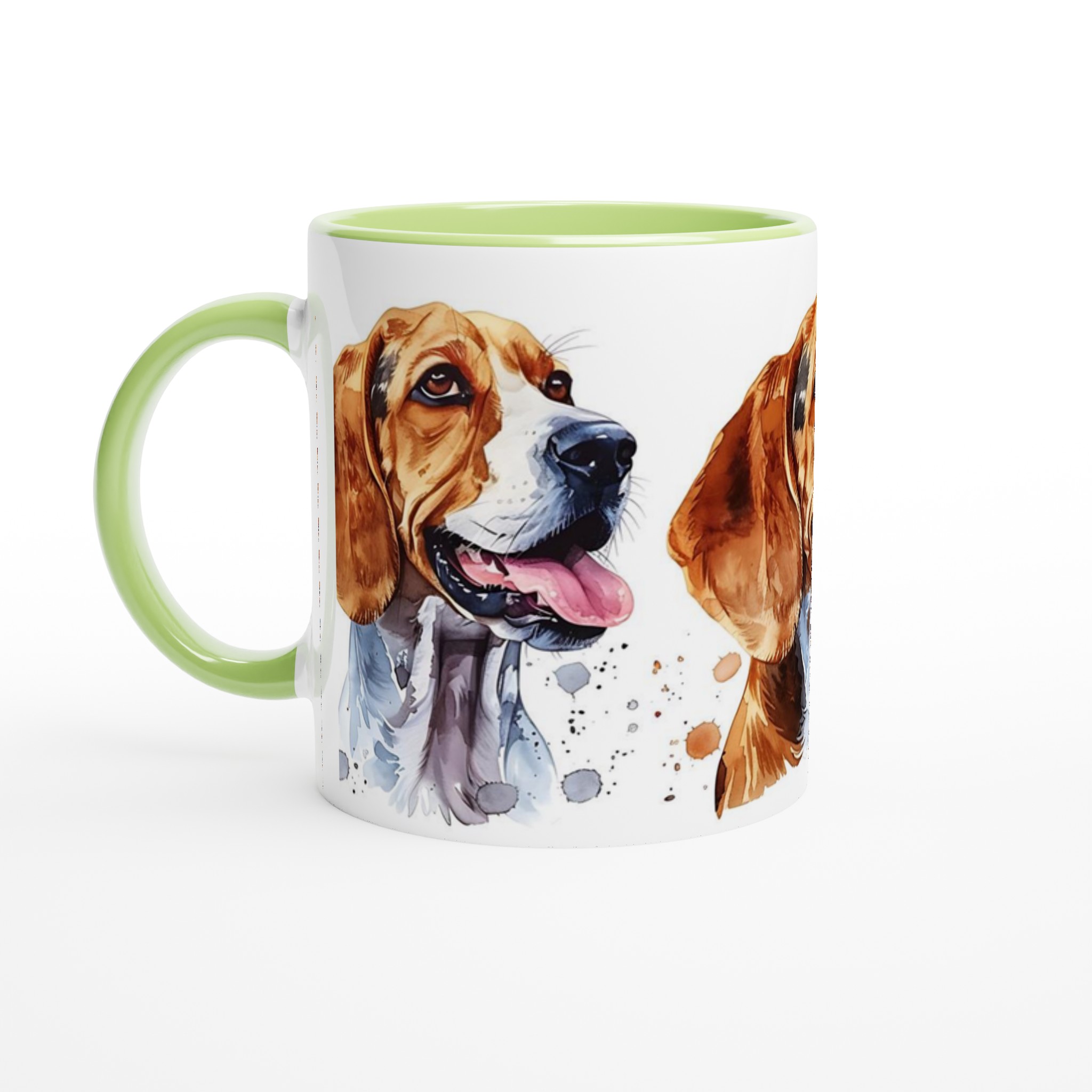 Vår Vattenglas Keramikmugg - Charmiga Beagle Valpar i Akvarell, 11 oz 6 9bb1a428-4815-4997-98dd-48874383b4dc
