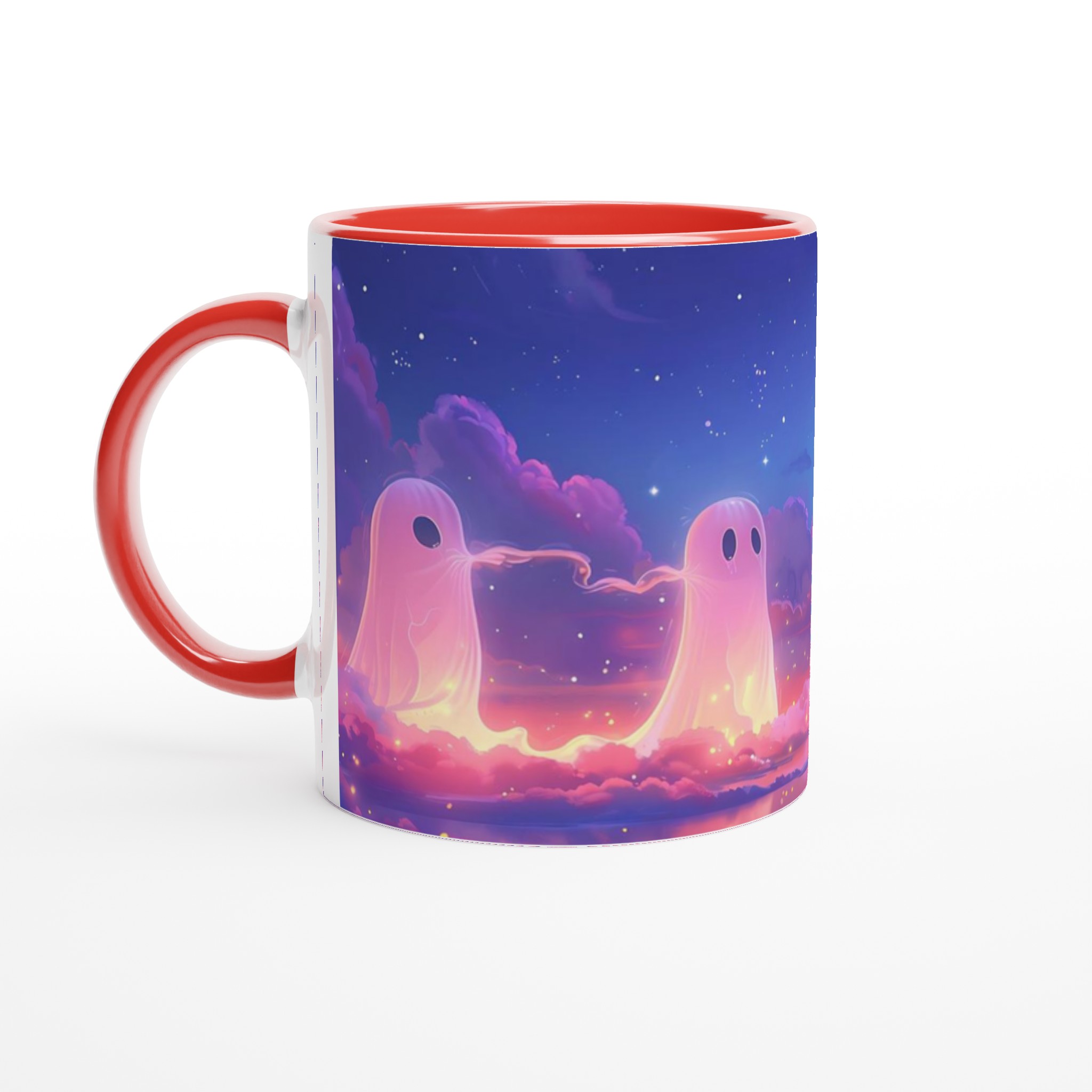 Mystisk Gryning 11oz Keramisk Mugg - Drömska Spöken och Skimrande Moln 2 9bb4bac9-b7ef-4dac-b4d1-aad9e5c69208
