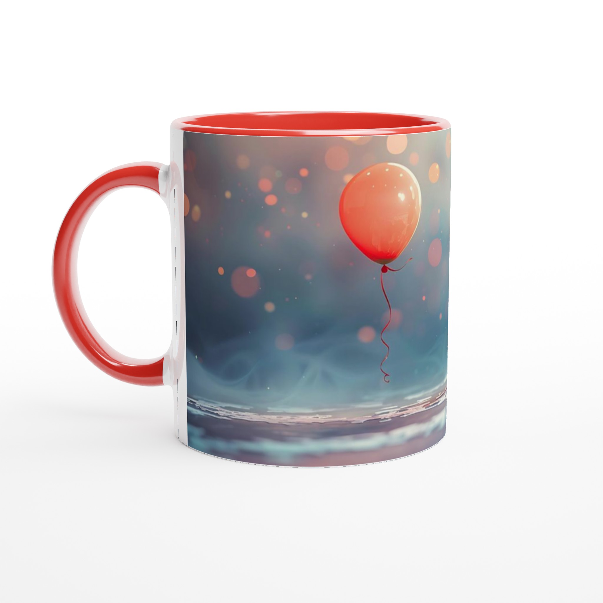 Söt Spöke med Ballong – Vit 11oz Keramisk Mugg för Glädje och Färg 2 9c0fd2f9-1a87-457c-a810-c4b828b9aadc