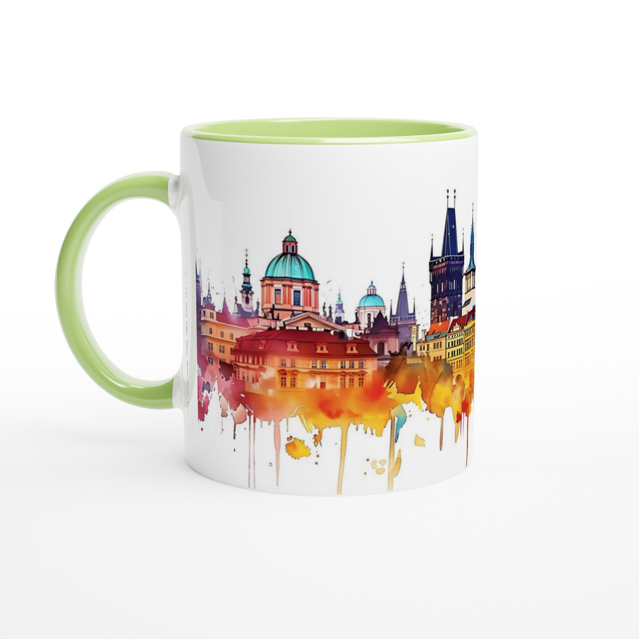 Mugg "Prag Akvarell" – Livfull Stadssiluett för Kaffeälskare, i Valfri Färg! 3 9c4514e0-8124-4627-b6ae-6b982fadbb9b