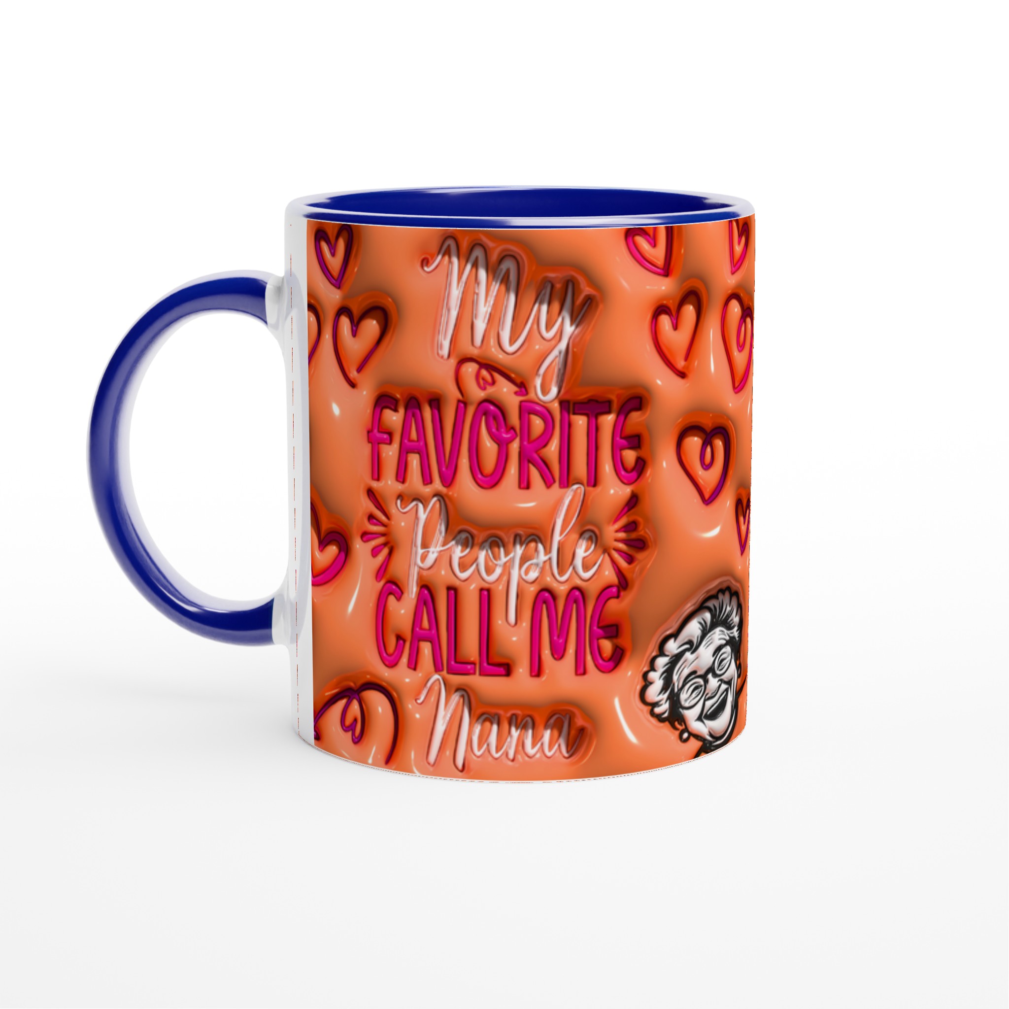 Min Favoritmugg: "My Favorite People Call Me Nana" Keramikmugg – En hjärtlig present till mormor/farmor 4 9c5b6875-62c5-46e2-af44-e903fcbf7e2a