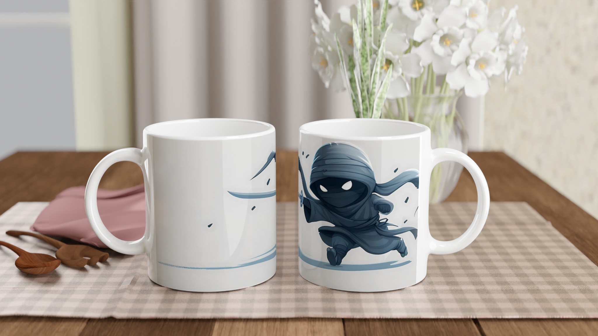 Chibi Ninja Warrior 11oz Keramisk Mugg – Matcha din stridsanda i flera färger! 10 9c7d9c12-c099-44ac-8735-44819a2347a8
