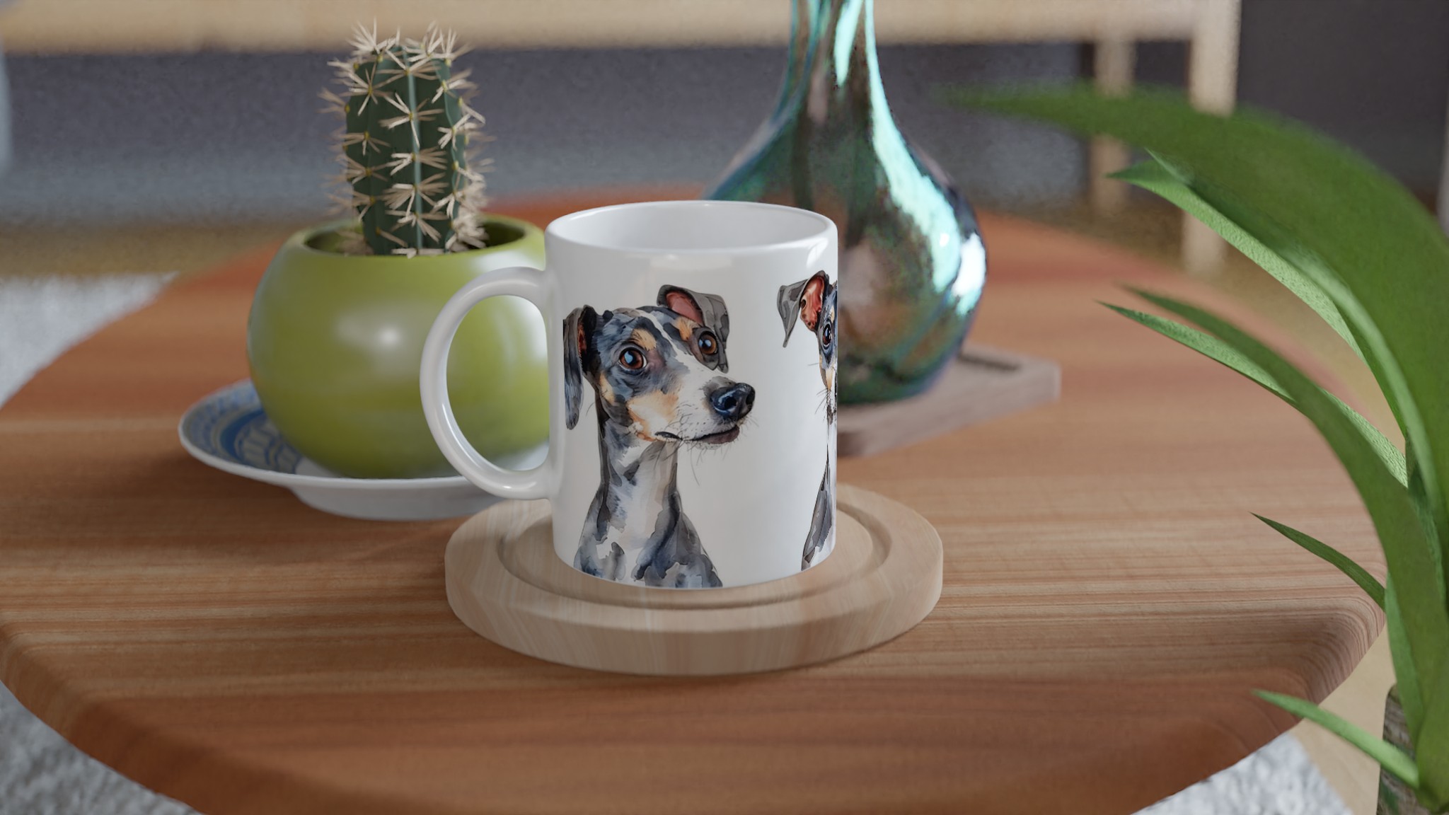 Elegant Whippet Akvarell Mugg – Personlig design i 7 keramikfärger 9 9c8eb3e4-9233-4815-ae31-e463cc5fb779