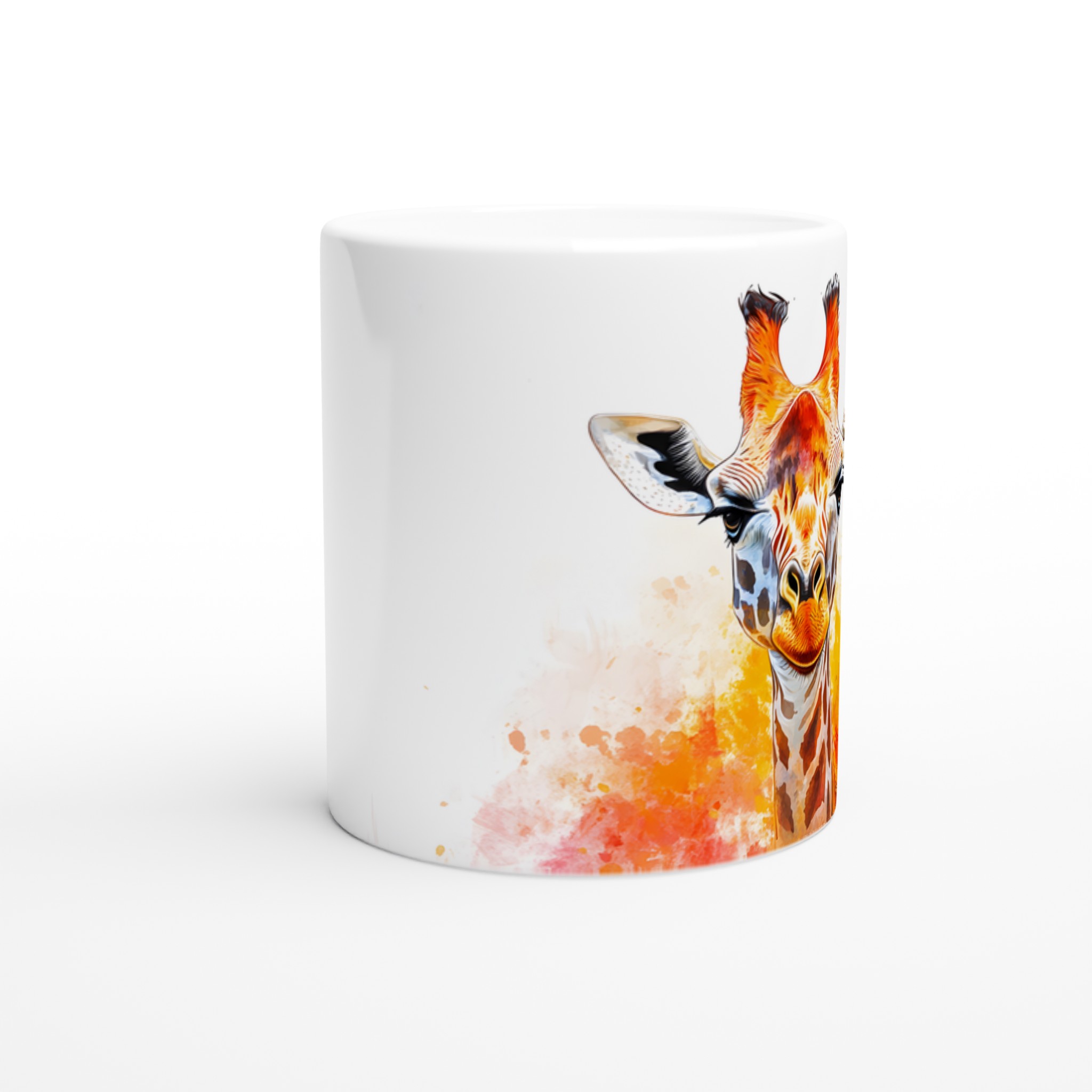 Abstrakt Giraff Konst Mugg – Livfull Akvarell Keramikmugg i 7 Färger 8 9c90b115-6e0f-4a07-9c74-4e52e2dfc934