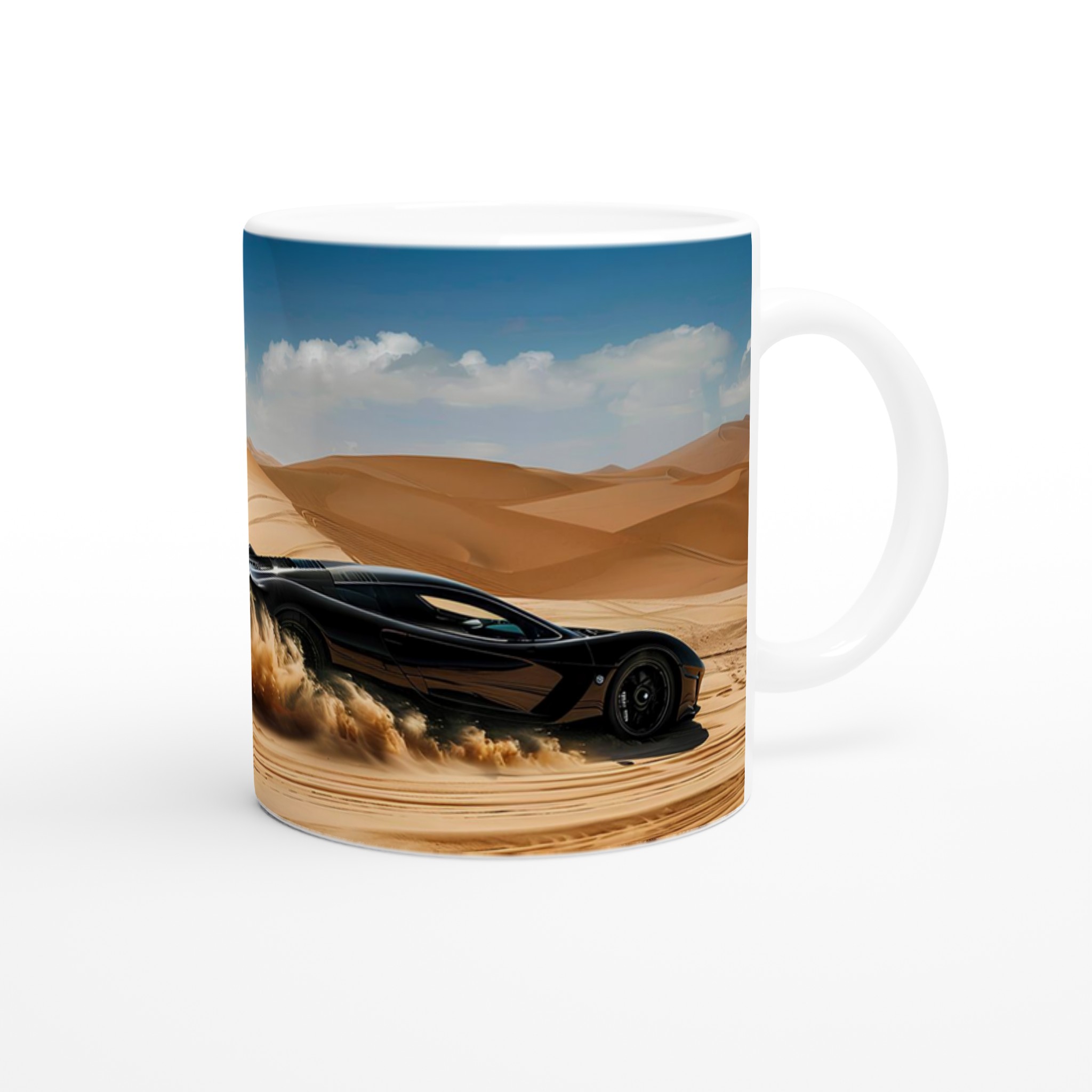 Desert Speed Thrills Keramisk Mugg – Personlig design i 7 livfulla färger 9 9ceabae9-8887-4c46-8eef-12e6f550654c