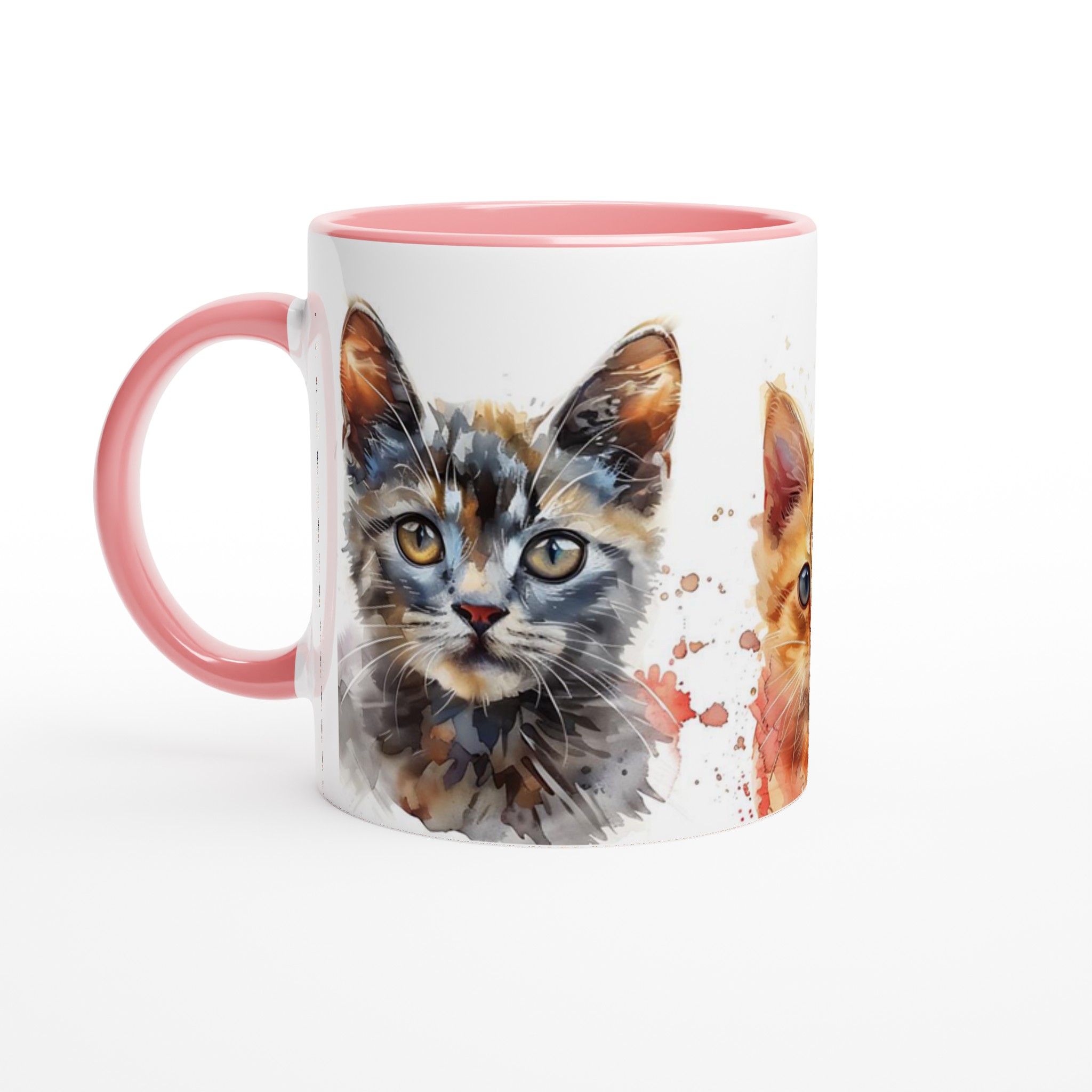 Kattungemugg i Akvarellstil – Personlig Keramikmugg, 11 oz, i Valfri Färg – Perfekt Present för Kattälskare 6 9d162d0c-edbd-4a49-968a-bd41e5ba4017