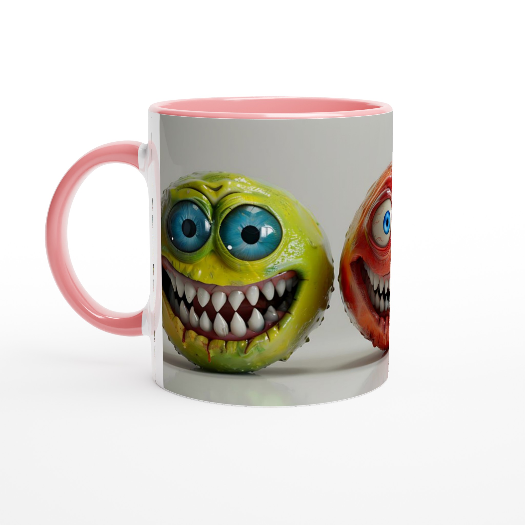 Skräckinjagande Smil: 11oz Keramisk Mugg med Livfullt Monsteransikte – Välj din Färg! 4 9dde4d77-d265-4903-ab07-76d0a4086cc2