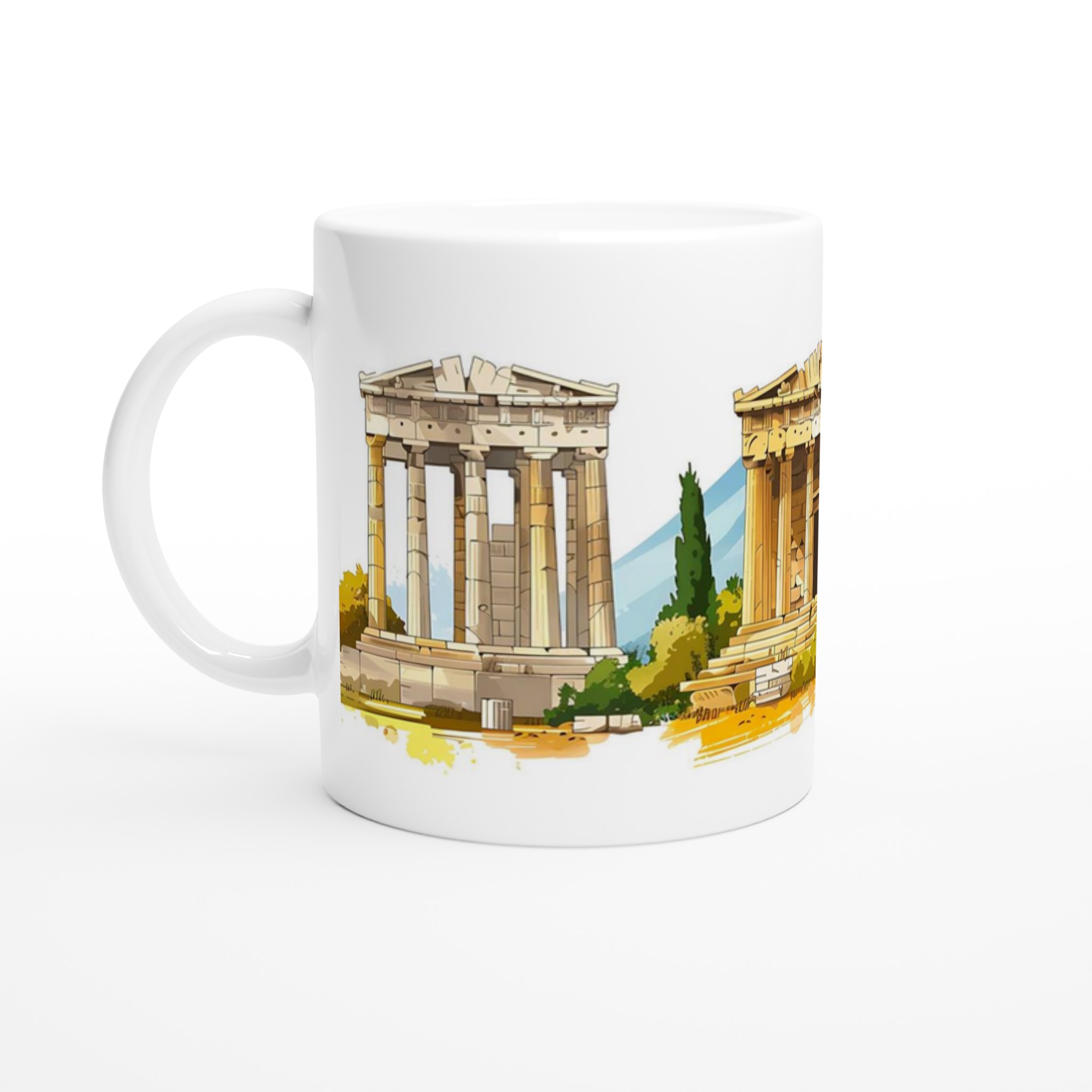 Antik Grekland Tempel Mugg - Klassisk Konst för Din Kaffestund i Valfri Färg 1 9e2fd389-3451-4f6e-8b04-c0d6f9931ce3