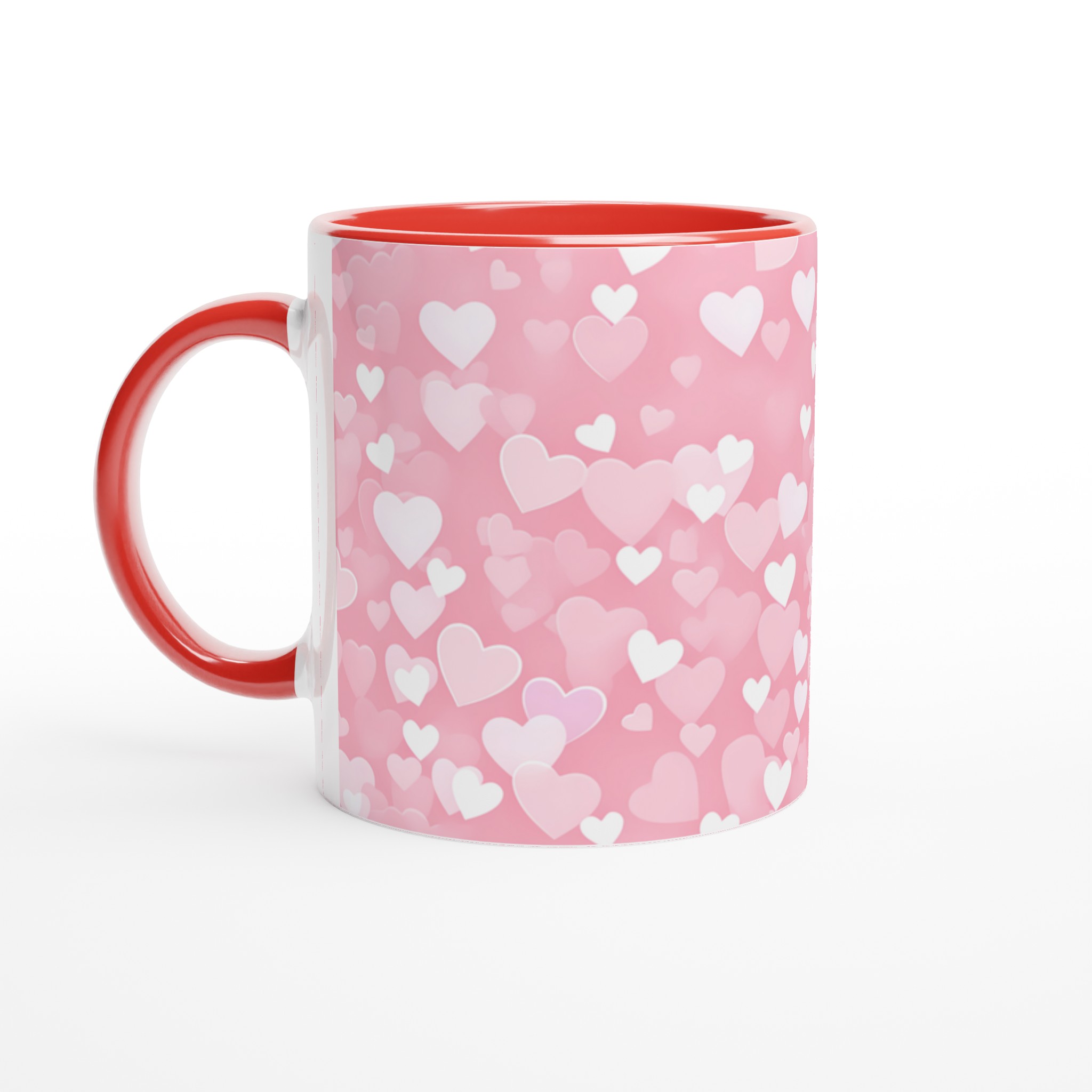 Rosa Kärlekshjärta Mugg - Romantisk Keramisk Mugg för Kaffe & Te i Flera Färger 2 9e40b63e-6bd6-4210-a9e1-9b8514b77ef2
