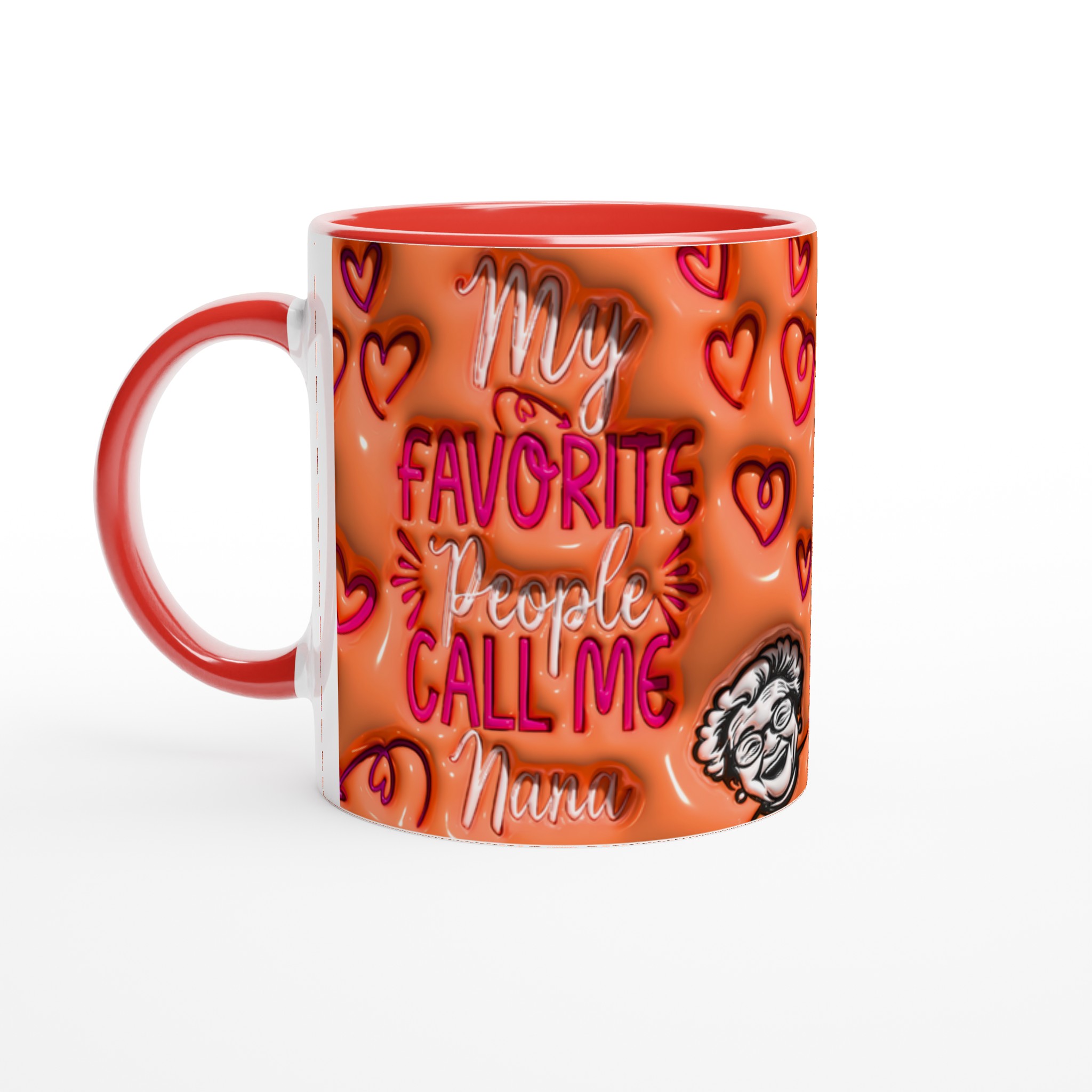 Min Favoritmugg: "My Favorite People Call Me Nana" Keramikmugg – En hjärtlig present till mormor/farmor 2 9e868323-0154-41a1-b30b-0db8296b3ea7