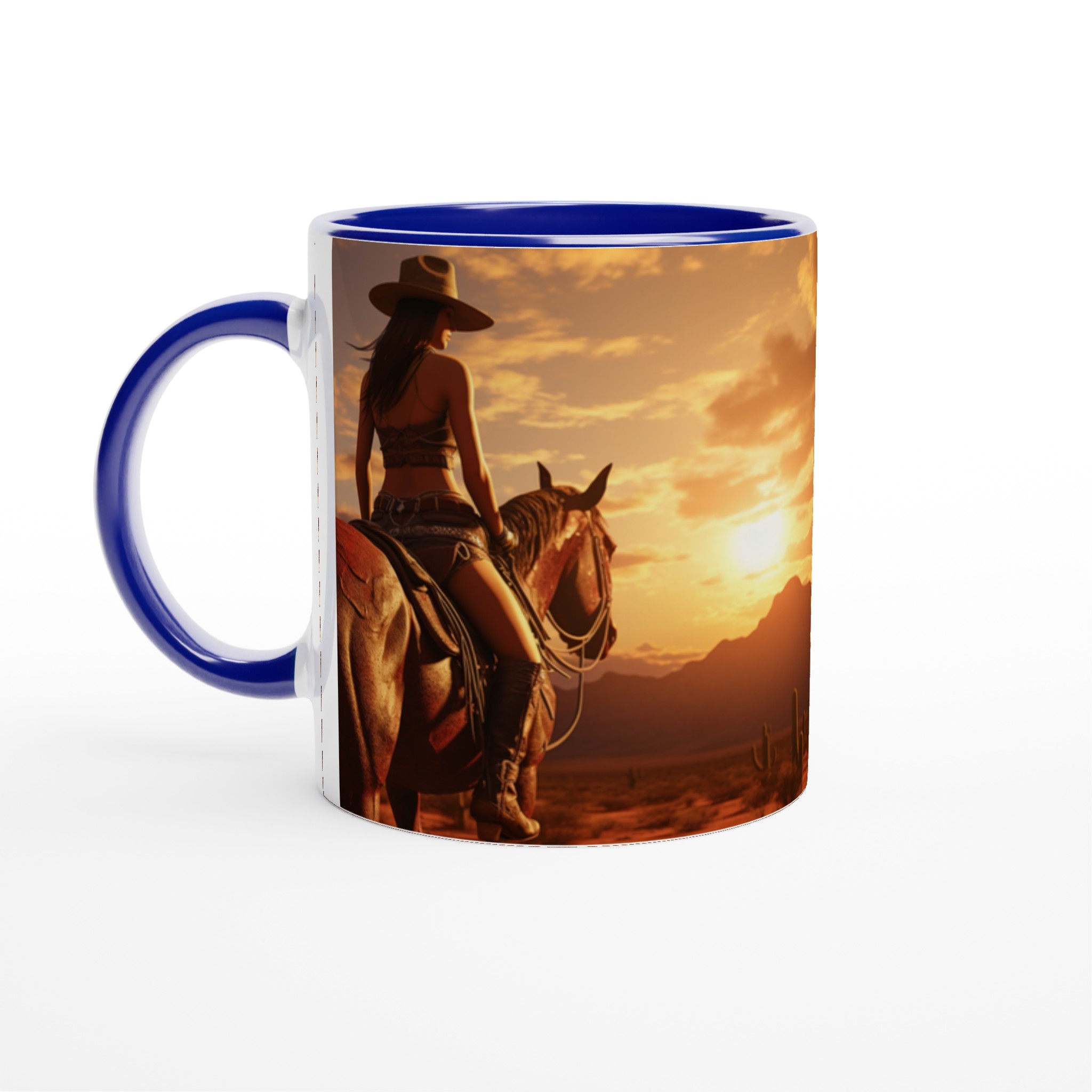 Western Sunset Riders – 11oz Keramikmugg i ditt val av sju livfulla färger 4 9ea7baa6-25da-4261-bb2d-1337ef56f47e
