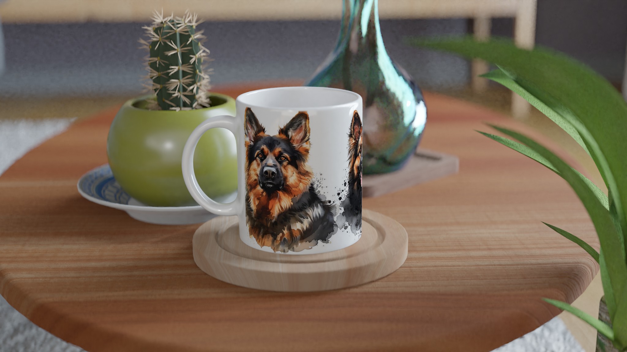 Vacker Schäfer Akvarellmugg – 11 oz Keramikmugg i ditt val av 7 färger 9 9f020e95-0748-49a9-bc62-45f07d112c9a