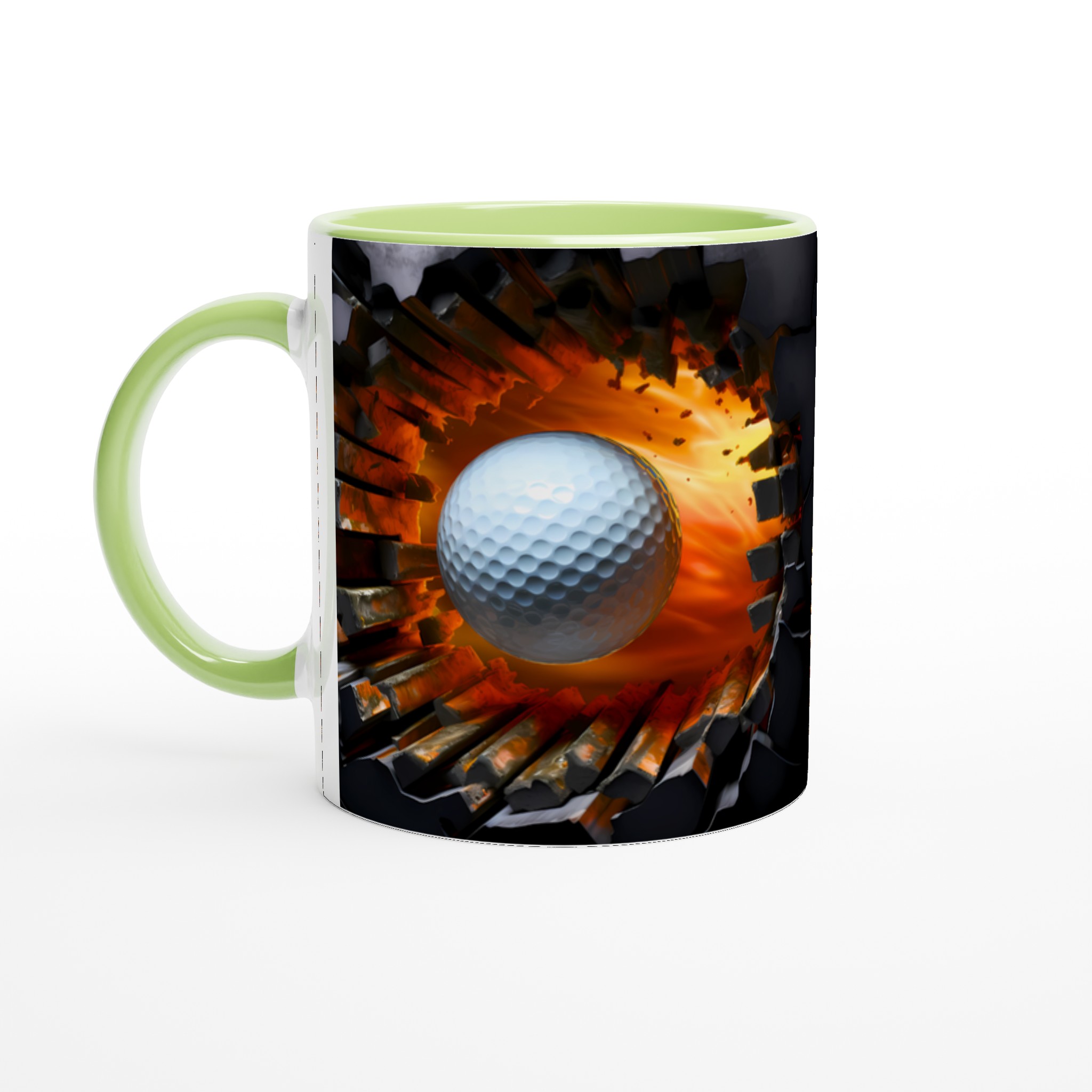 Energisk Golfboll Keramisk Mugg - Din 11oz Favorit i Flera Färgval 3 9f7fc43e-d5da-4b28-a255-12685eb36c3f