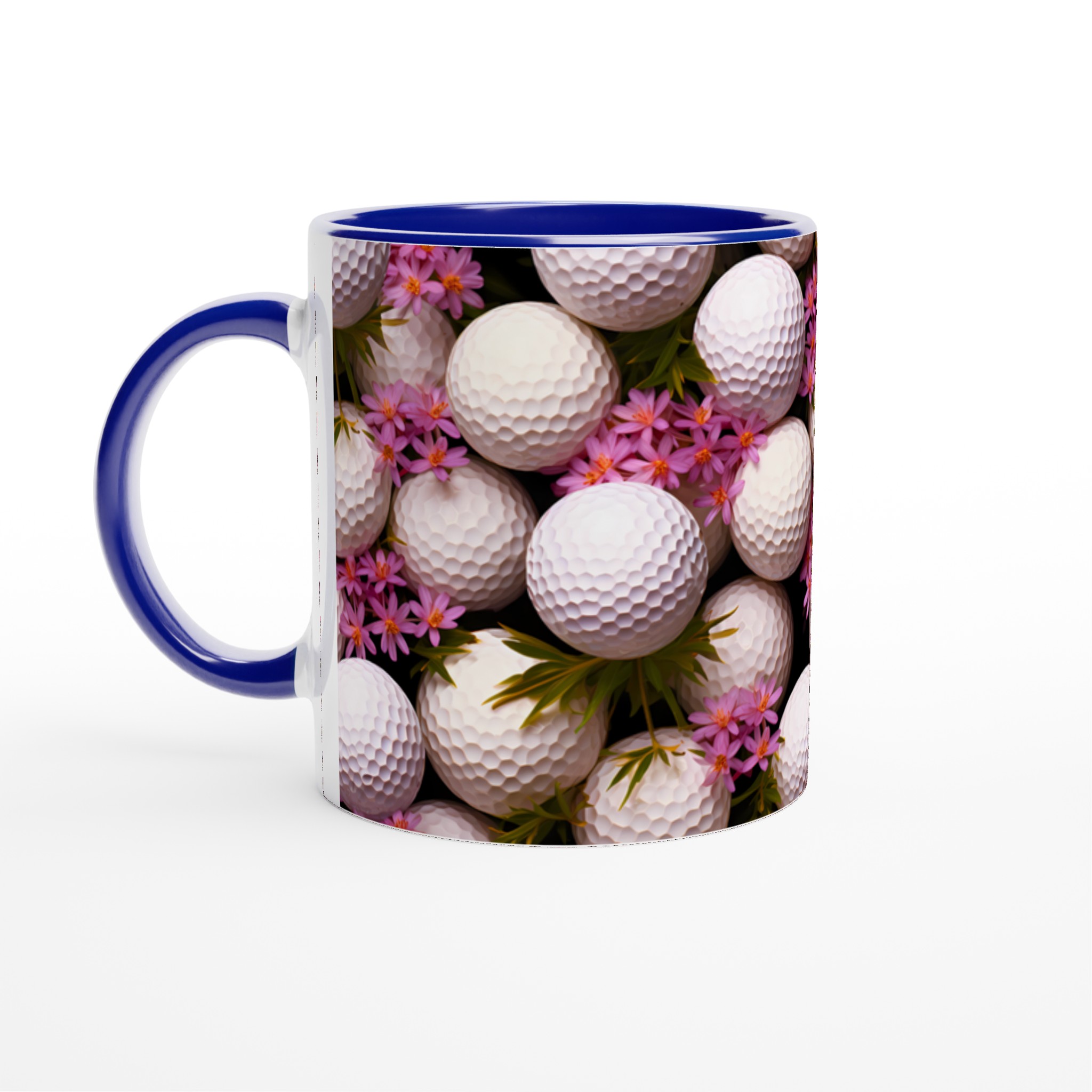 Golfbollar & Blommor 11oz Keramikmugg – Perfekt för Golffantasten, Välj bland 7 Färger! 4 9fbfacb1-e70f-4ade-a331-20f790ae7726