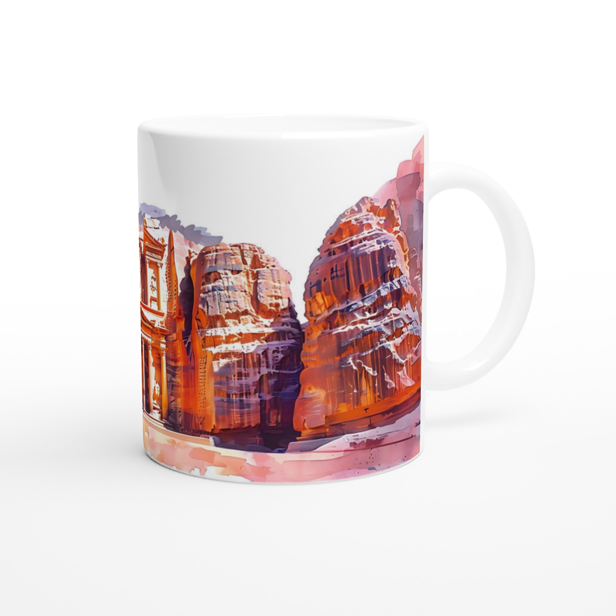 Petra Watercolor Inspiration – 11oz Keramisk Mugg i ditt val av 7 färger 9 a0661f35-66bc-470a-9af9-b4c1b44cbb87