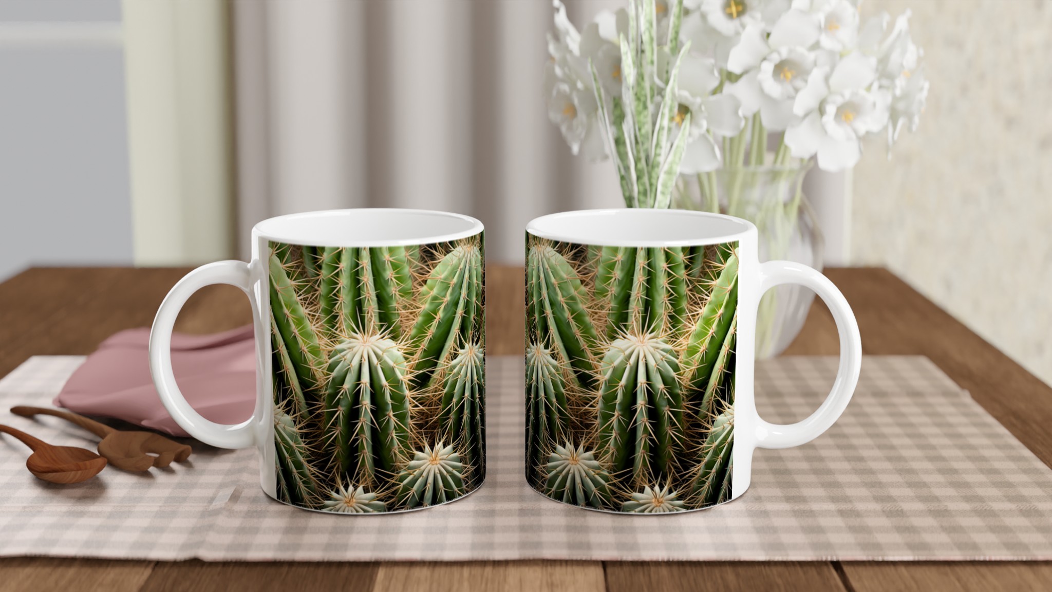 Kaktus & Naturinspirerad 11oz Keramikmugg – Välj bland 7 Livfulla Färger 10 a070e66b-ddc5-4d0c-9bc7-42779da7296e