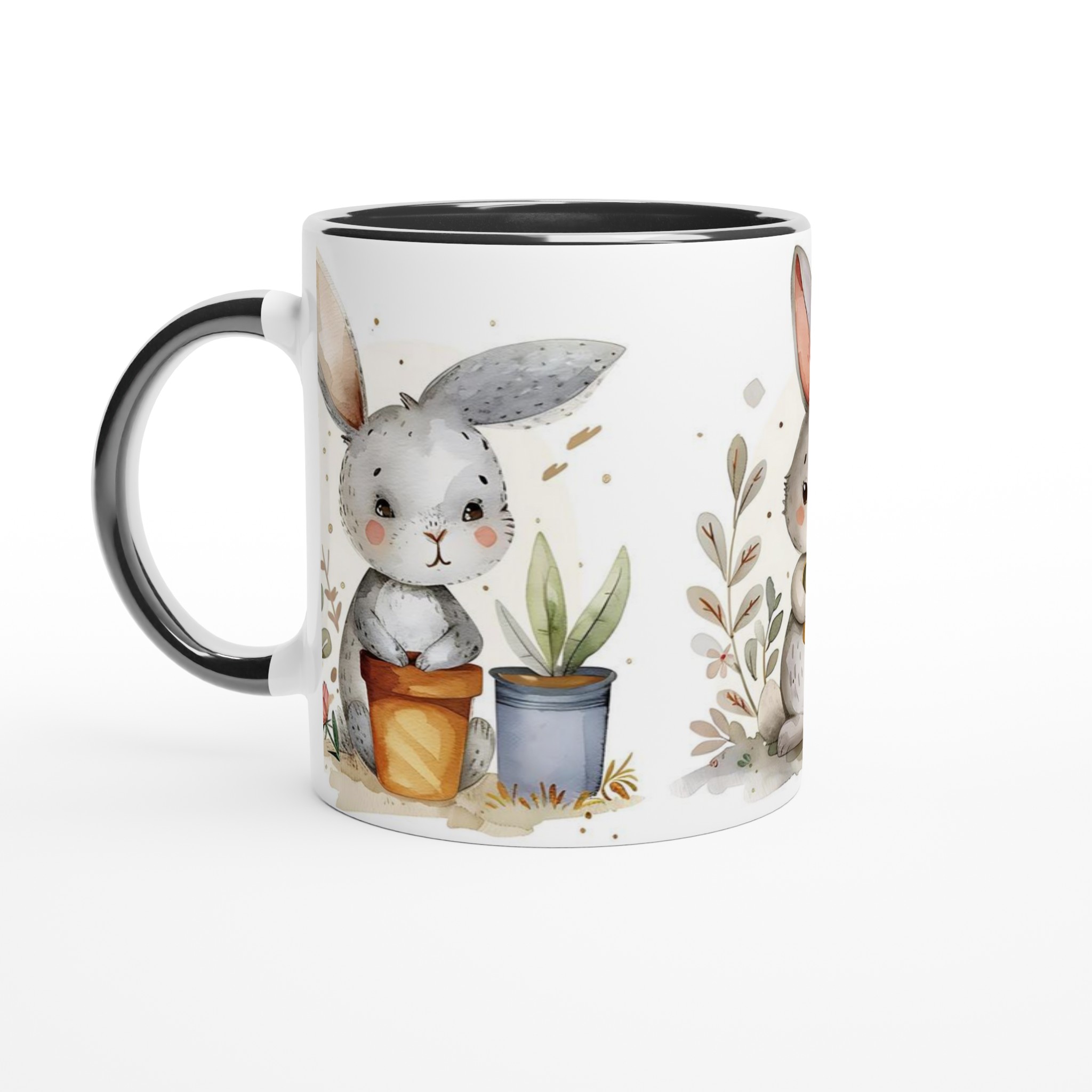 Söta Påskkaniner 11oz Keramisk Mugg – Perfekt för Vårfika och presenter! 7 a08a7ccc-adfa-4989-a739-5992c9632845