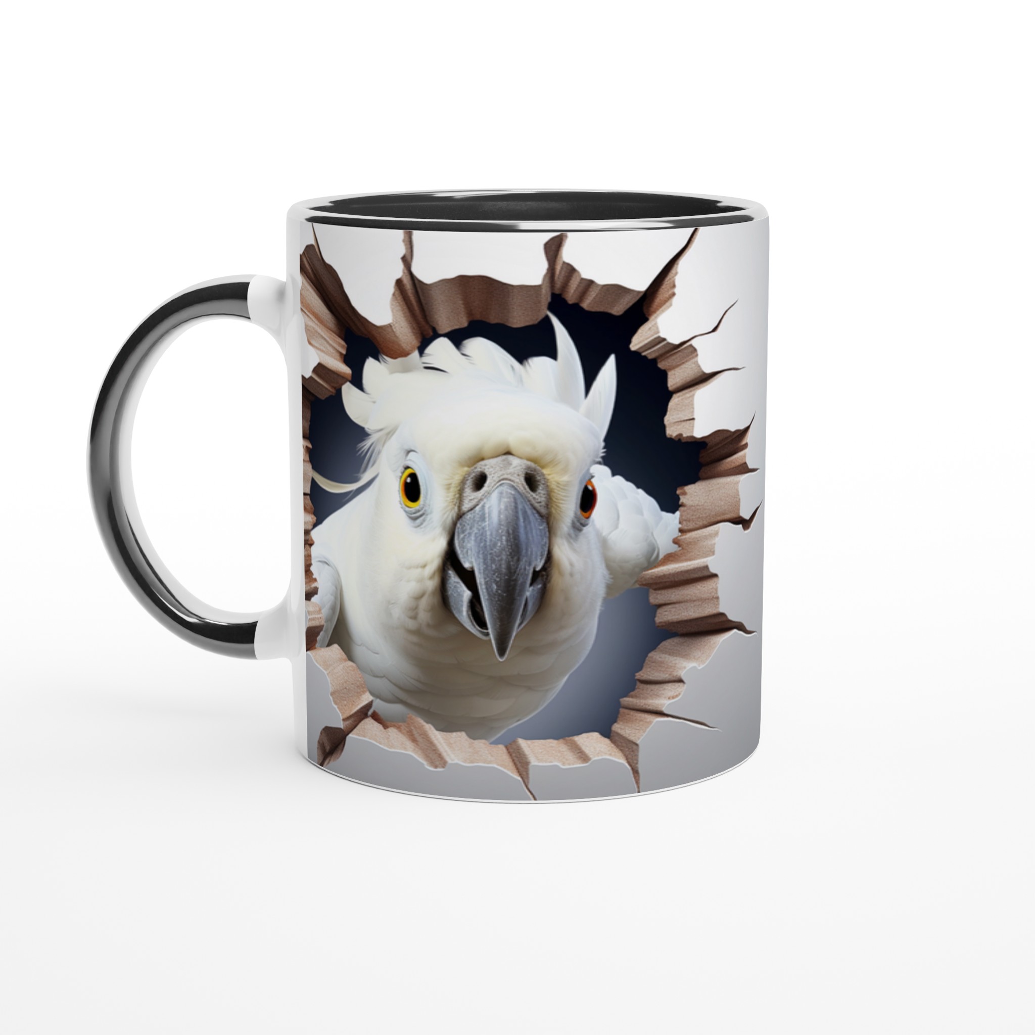 Nyfiken Kakadua Keramisk Mugg – Unikt 3D-motiv som Sticker Ut & Finns i Olika Färger 8 a116038e-0b99-4a07-9cb2-f9c43b6a2d0b