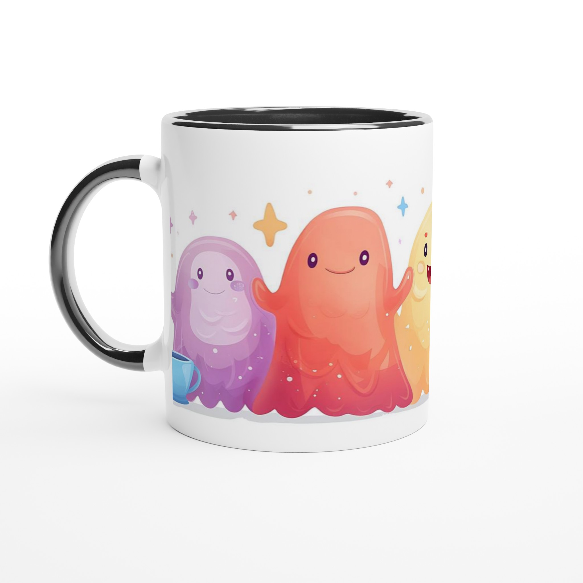 Färgglad 'Kawaii Monsters' Keramisk Mugg – 11oz, Perfekt för Lekfulla Kaffestunder i Valfri Färg! 7 a11b03e7-bc75-42ec-b4fb-66301e8b6c78
