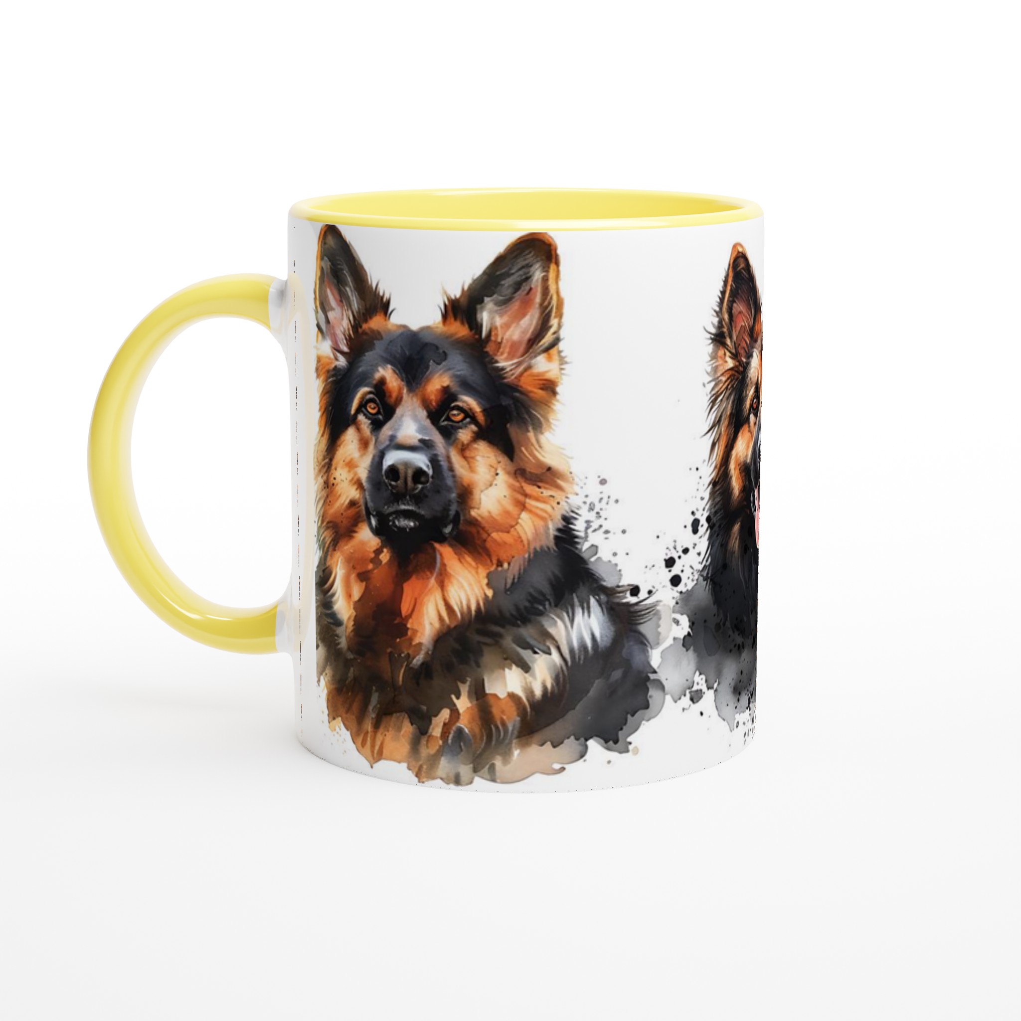 Vacker Schäfer Akvarellmugg – 11 oz Keramikmugg i ditt val av 7 färger 3 a14aa875-921d-40b5-9e5a-148440bc142e