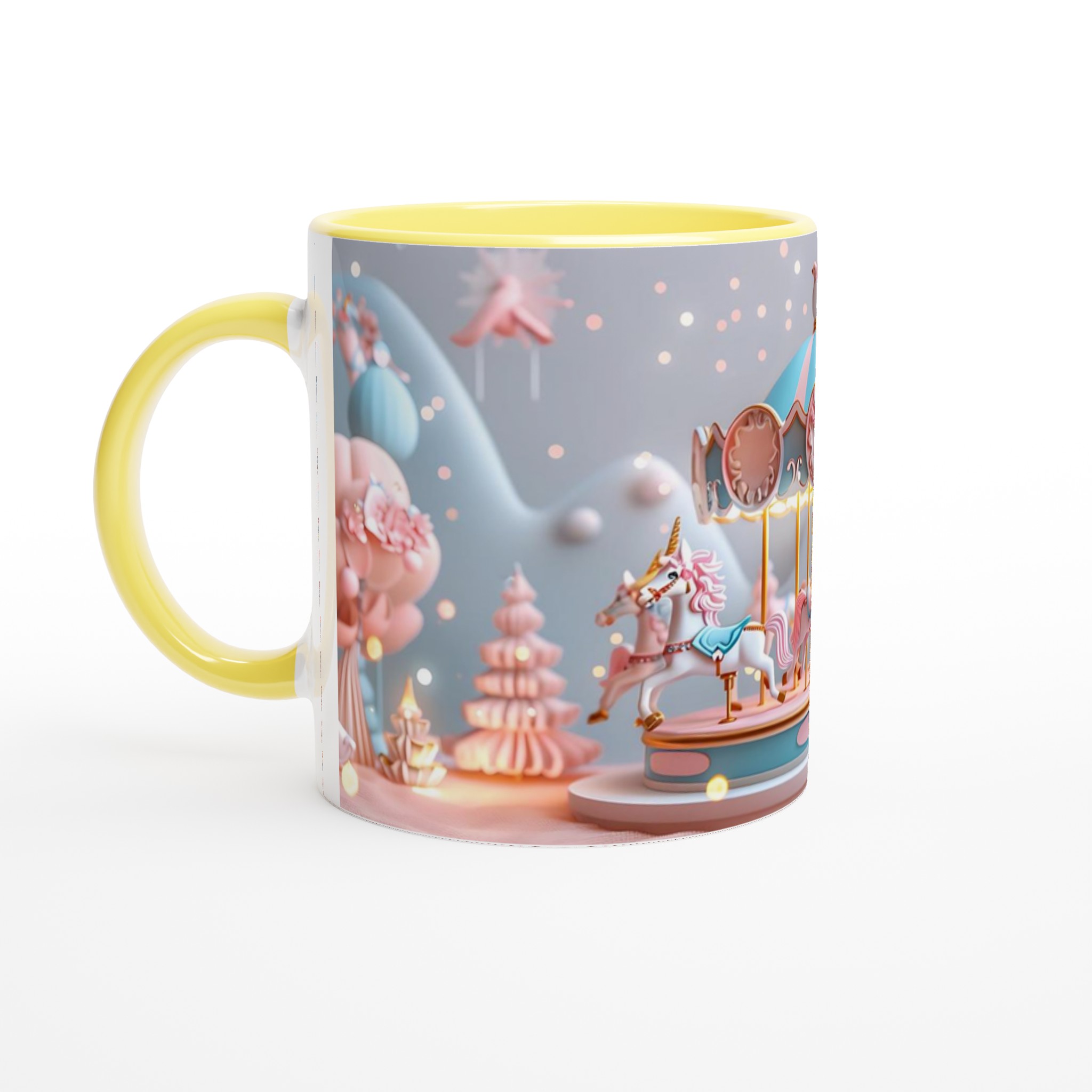 Magical Karusell Keramikmugg - En dröm i pastellrosa och blått för din fika 5 a15fa0c1-61c3-42c0-9d99-4cb9fb9b2c70