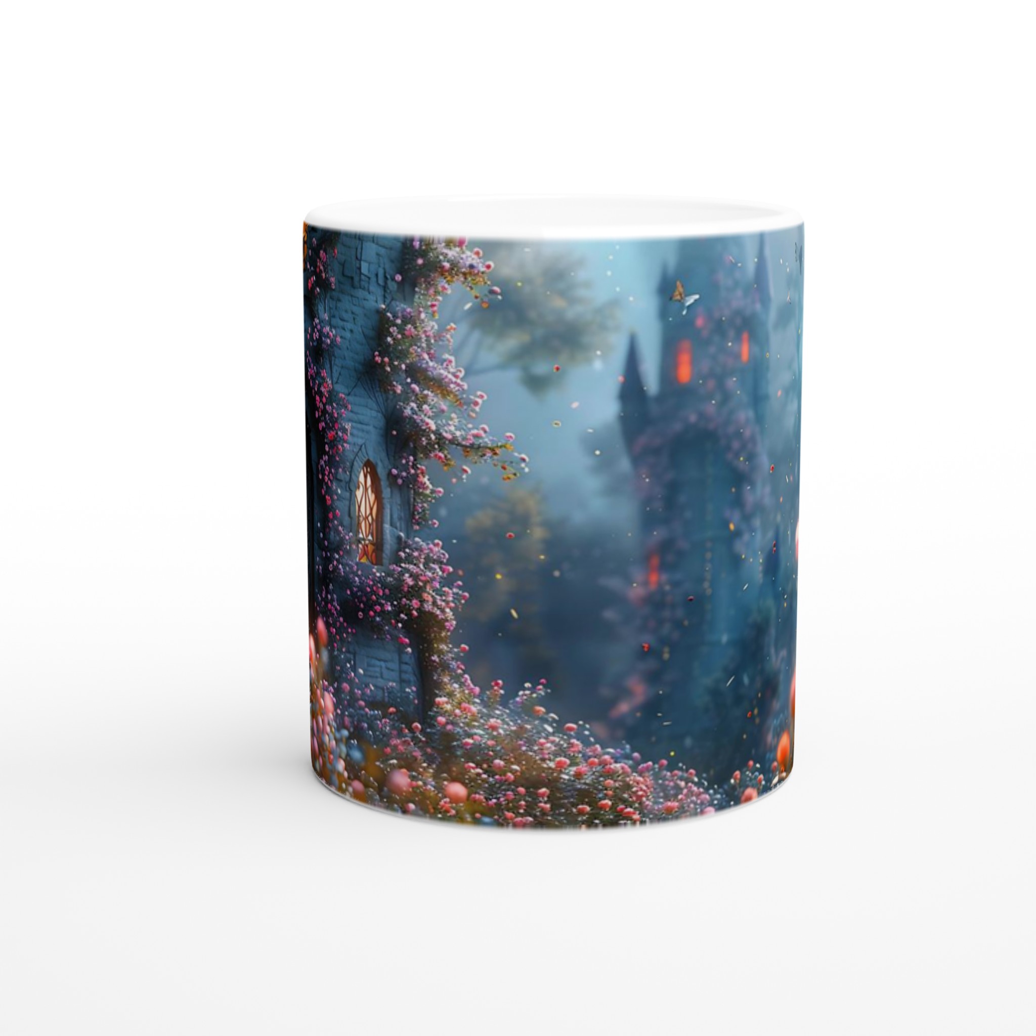 Fairy Tale Castle 11oz Keramikmugg – En förtrollande färgexplosion för din dryck 8 a1987f8b-24c3-424d-95c2-774c30177916