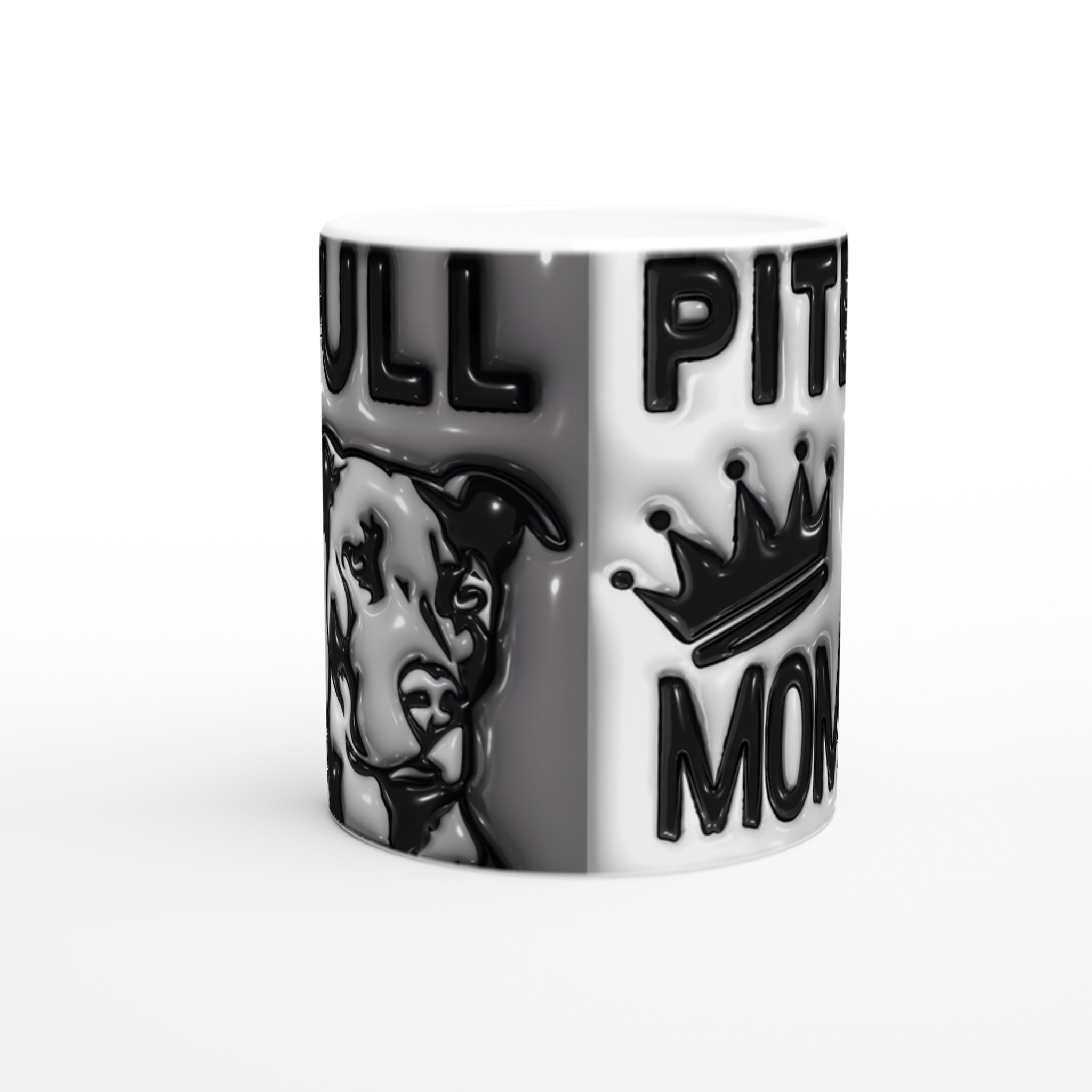 Pitbull Mom Kaffemugg – Kungen eller Drottningen av Djungeln! En Stilren 11oz Keramikmugg i ditt val av färg. 8 a1991498-a72d-4751-9771-403e58882358