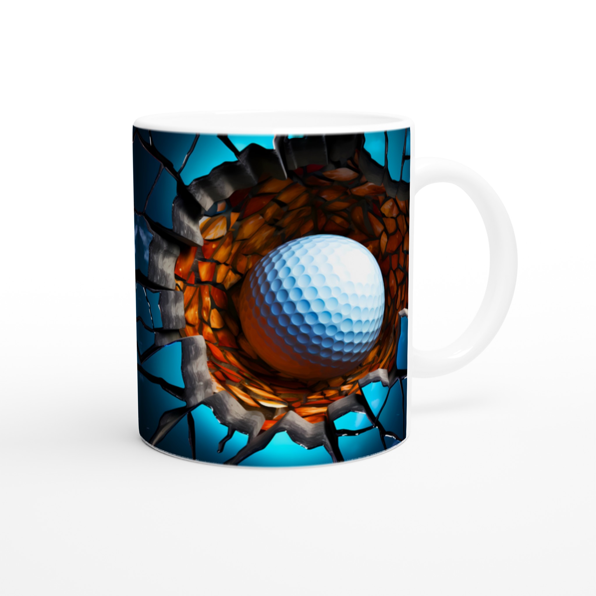 Abstrakt Golfboll Mugg – Perfekt för Golfälskaren, Välj din Färg! 9 a1d58605-3580-4b59-91c8-41745e7fd1da