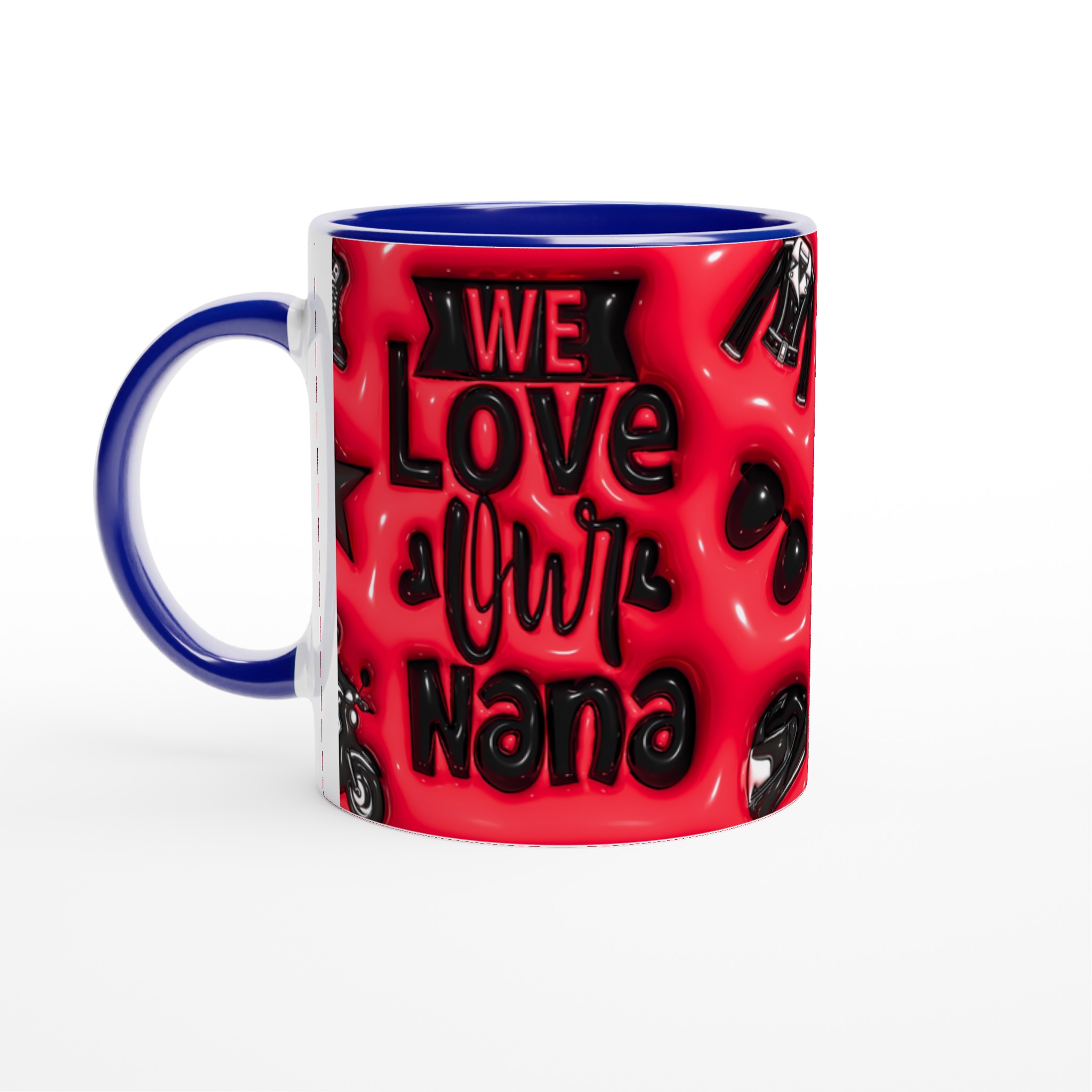“We Love Our Nana” Rocker Mugg – Unik Design i Keramik för Motorcykelentusiasten 4 a1db470a-69b5-420e-948c-c9f87ffa94c6