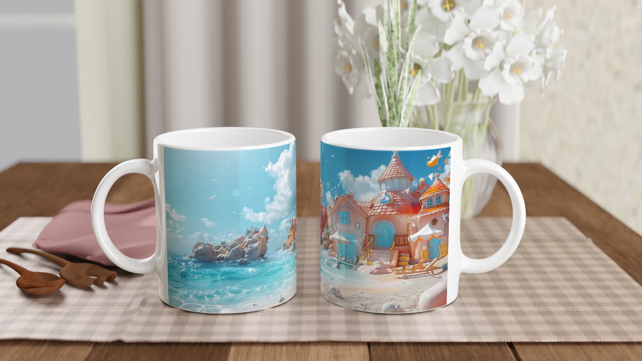 Pastel Strandidyll Mugg – 11 oz Keramikmugg i din Favoritfärg 10 a2447bd9-0faf-497f-bda5-32c07a208e27