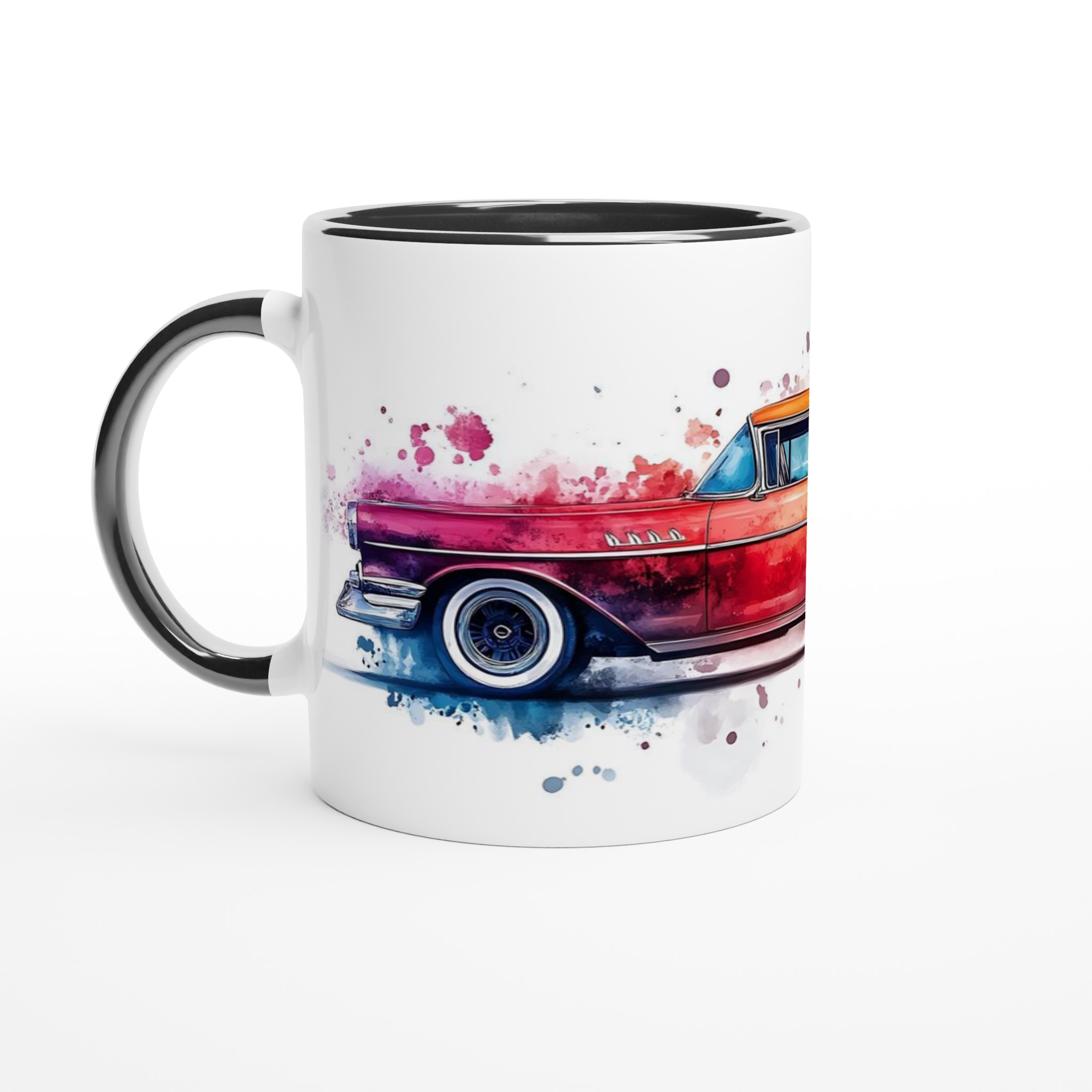 Klassisk Bil i Akvarell – 11oz Keramikmugg: Konstfull Design för Kaffeälskaren i Valfri Färg! 4 a24c751c-98a2-4eca-b151-7515bdf92a65
