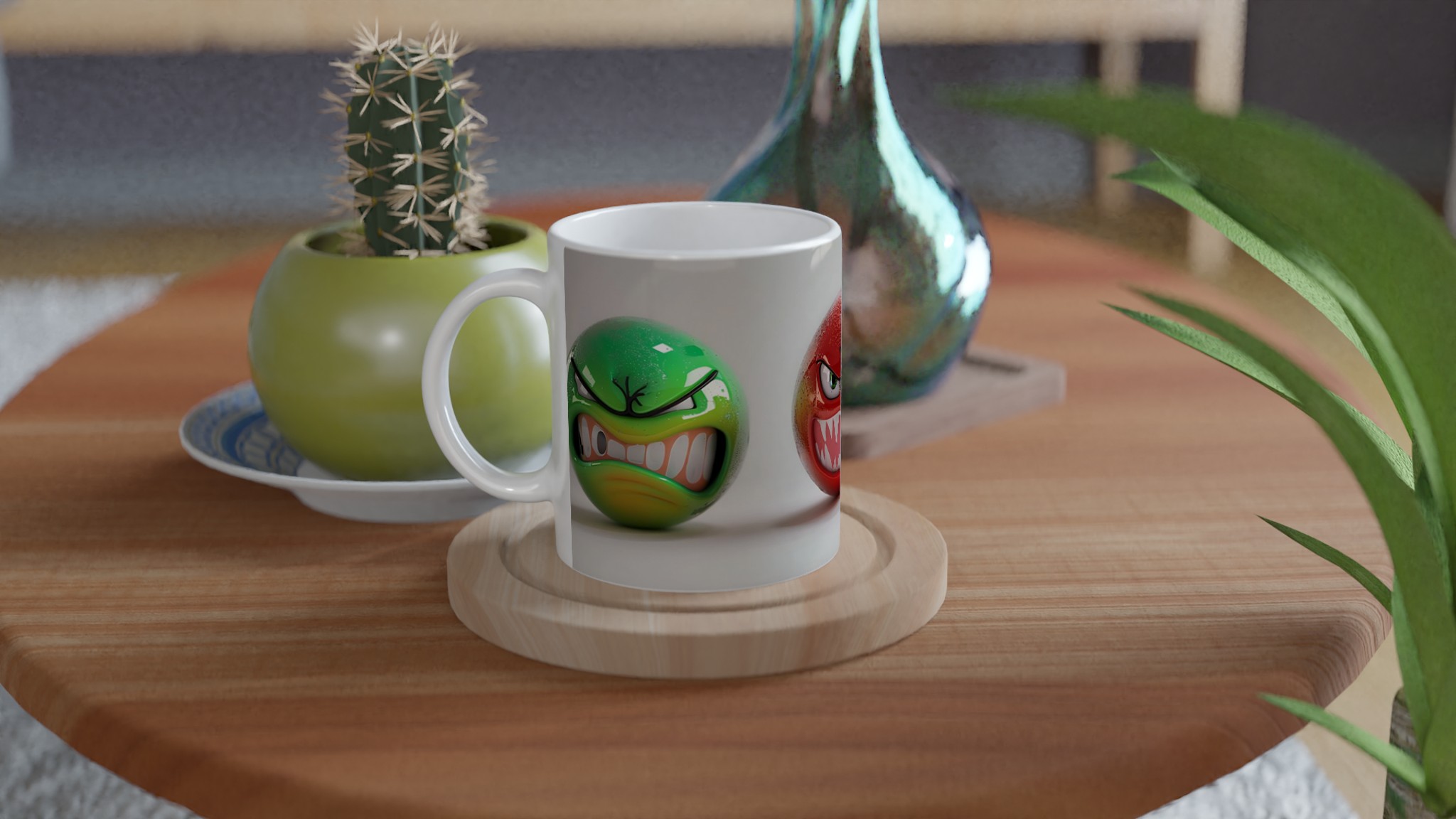Monster Mugg – Uttryck dig med Vilda Ansikten! 11oz Keramikmugg i sex läskigt roliga färger 9 a26003ab-0fd2-4256-b6fe-0d5584b6517a