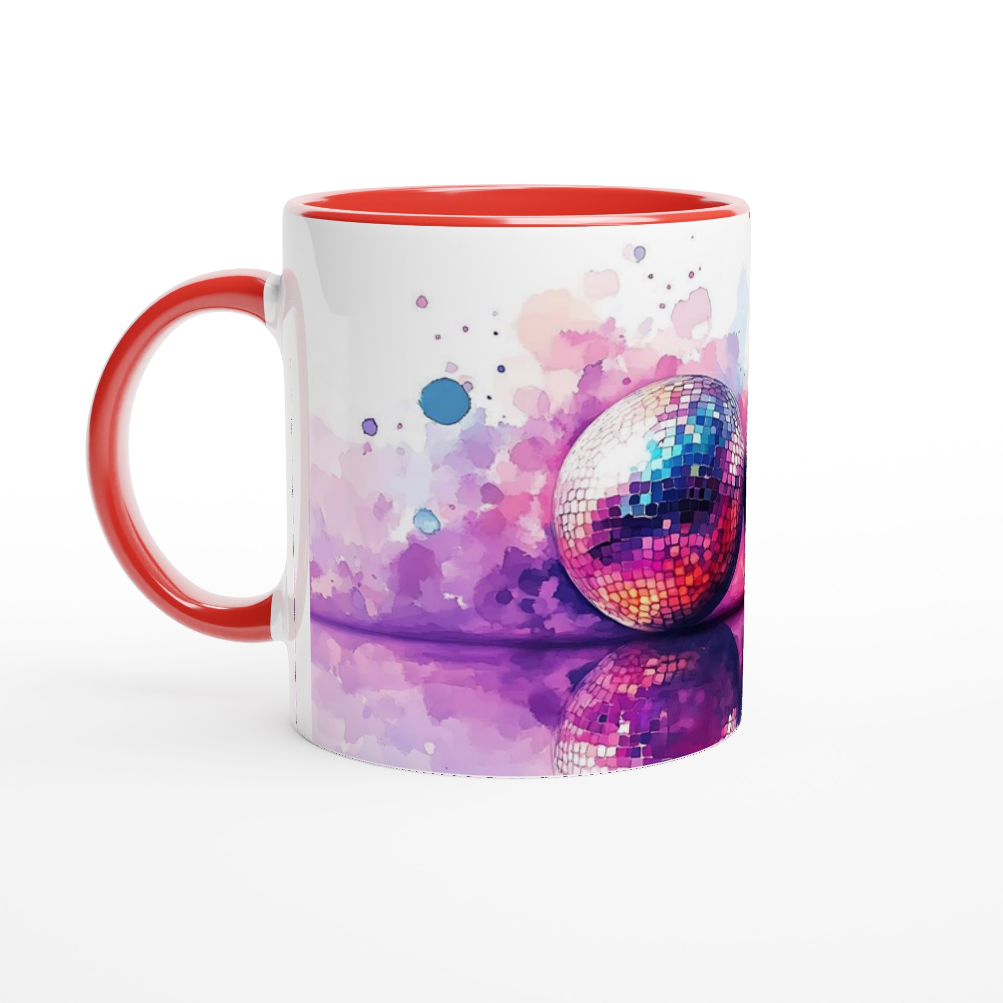 Disco Fever Keramisk Mugg – Färgglad Watercolor Party Vibe, 11oz – Välj din favoritfärg! 5 a2667ed1-afd6-4d93-9ca3-83a8741e9539