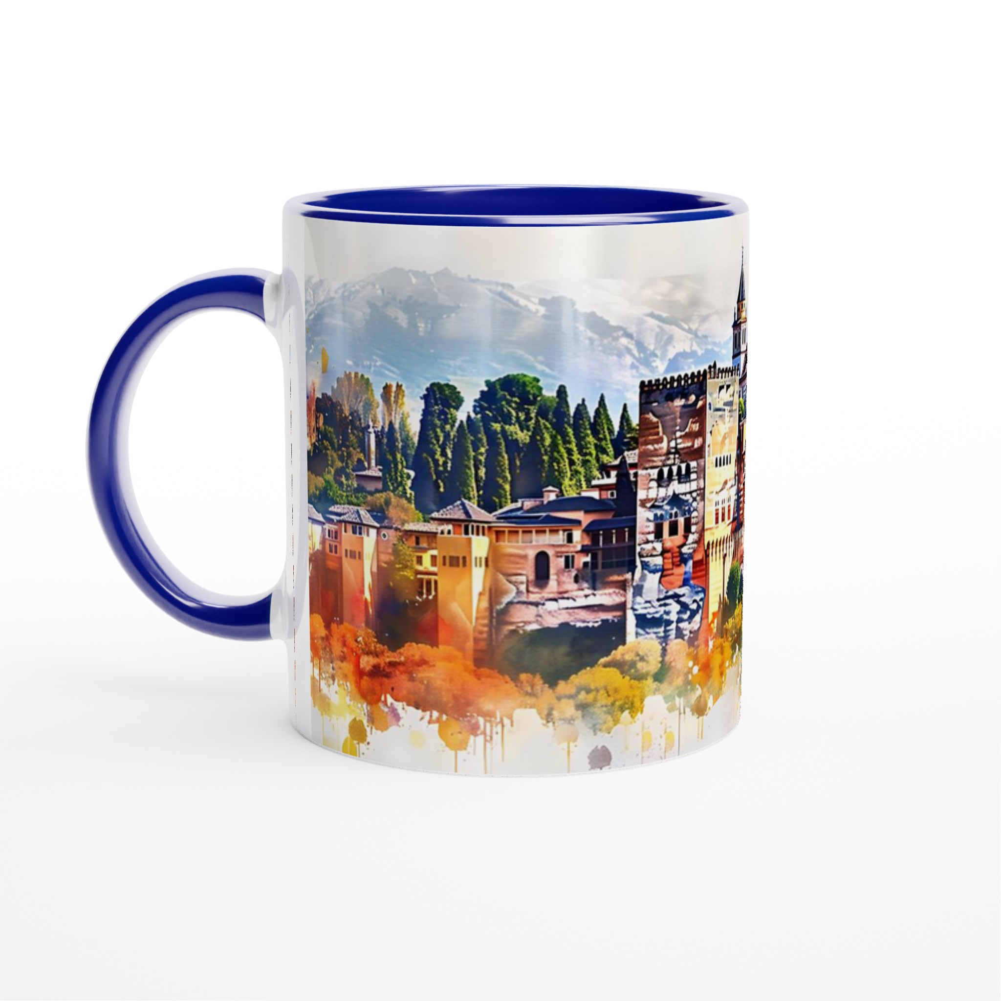 Alhambra Akvarell Mugg - Historisk Charm i Vibrerande Färg, Välj Bland 7 Keramiska Nyanser 4 a2c15c5b-5f75-4e82-b56a-dc419388e343
