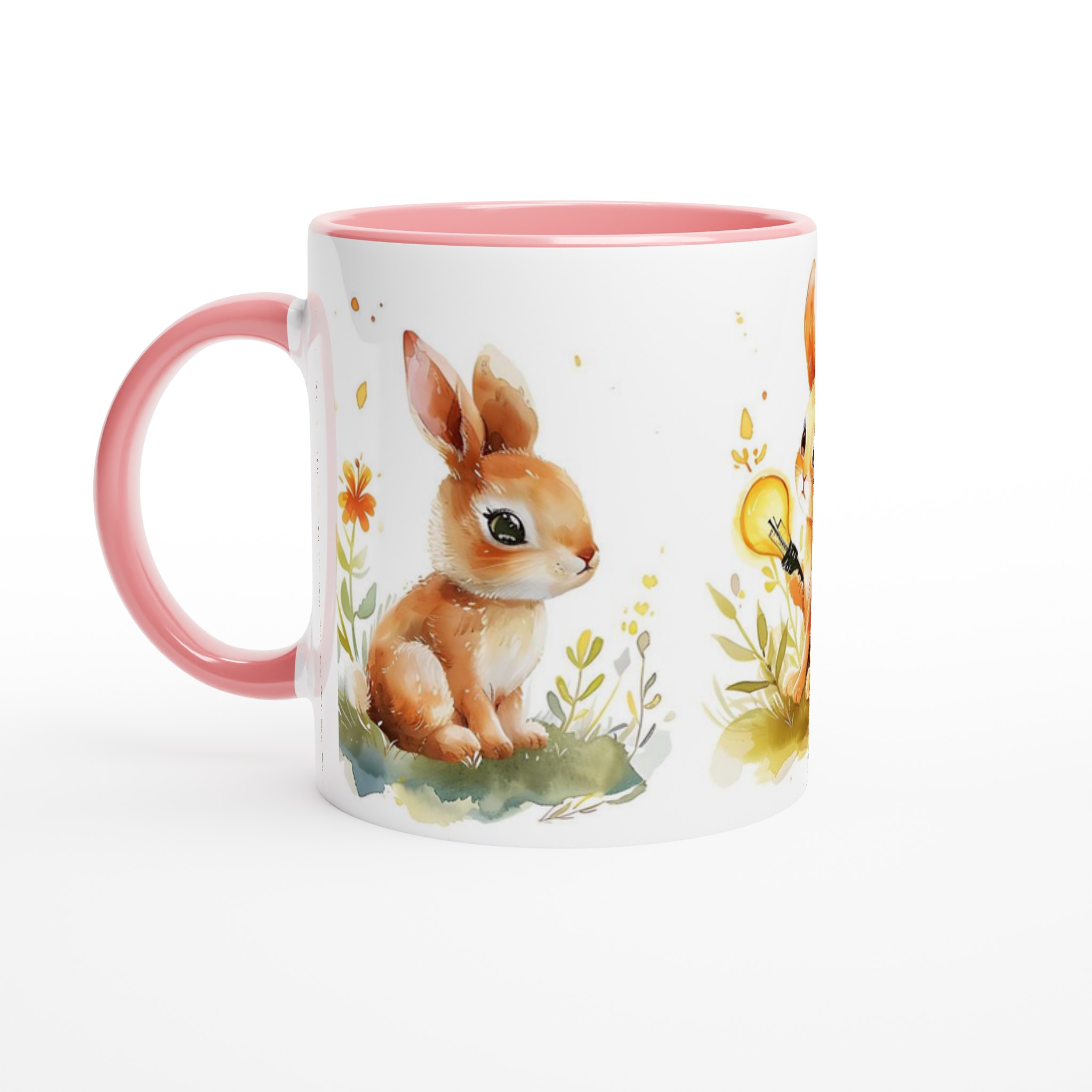 Söta kaniner akvarell 11oz keramikmugg – personlig present i flera färger 6 a31b215e-c656-4d0b-8289-223dd570521f