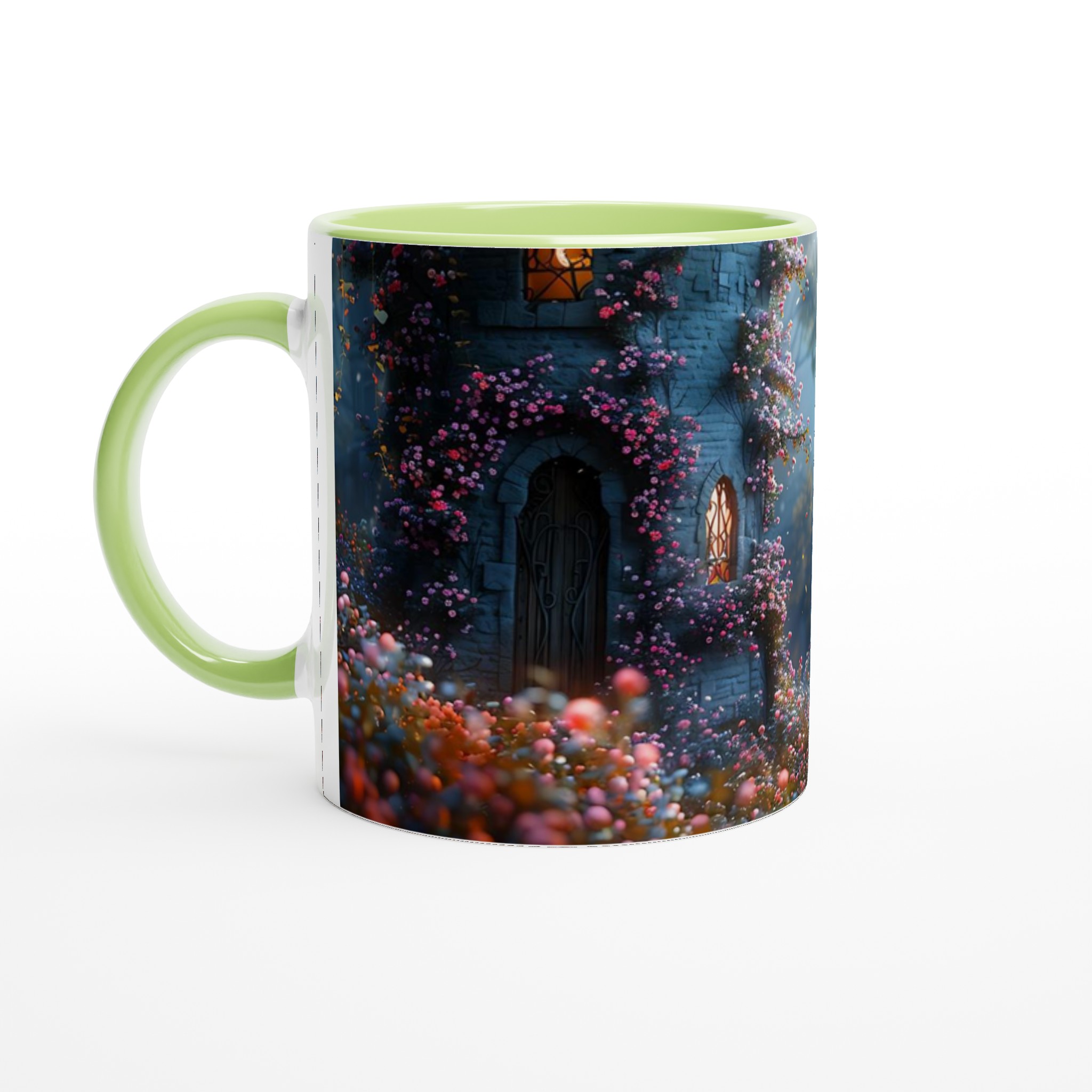 Fairy Tale Castle 11oz Keramikmugg – En förtrollande färgexplosion för din dryck 3 a44f1653-e0d6-4a07-bb11-77e810d612fe